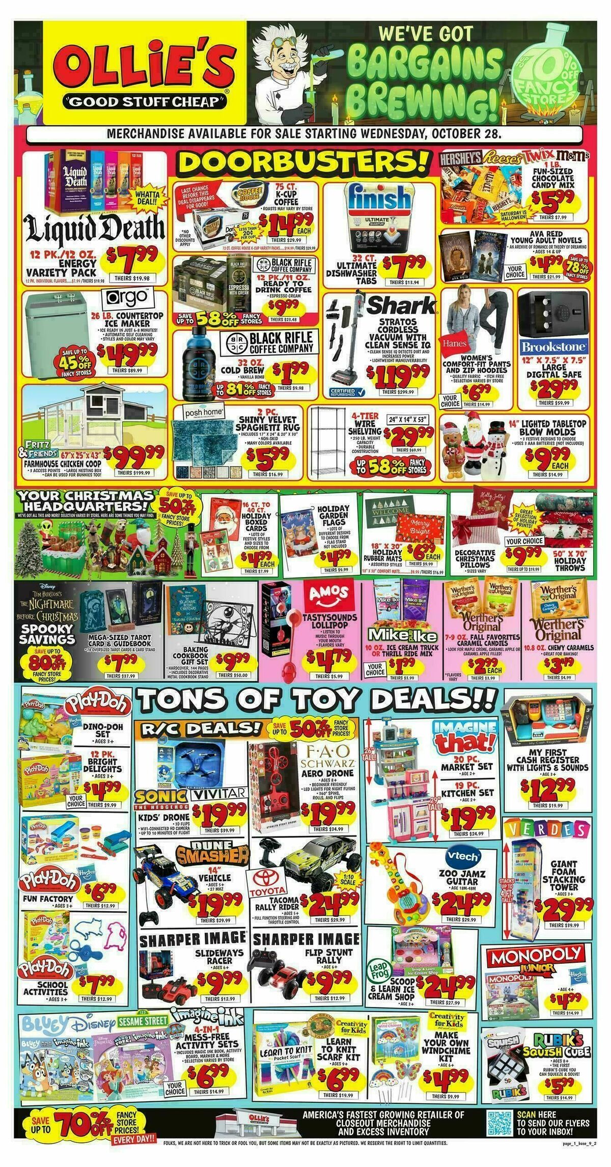 Ollie's Bargain Outlet Weekly Ad from October 28