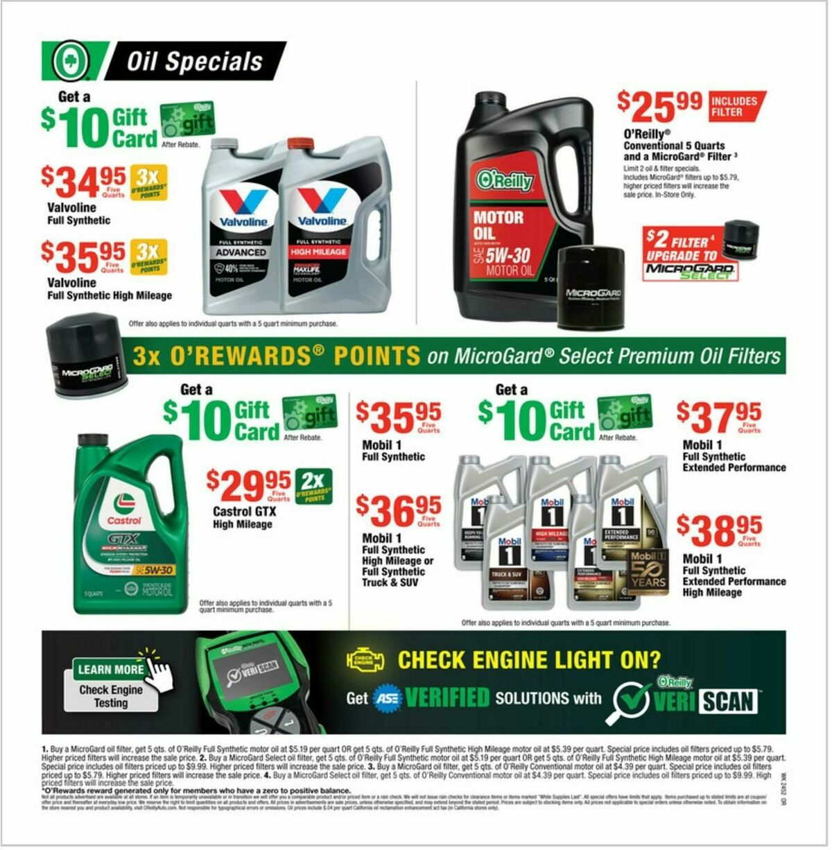 O'Reilly Auto Parts Weekly Ad from December 25