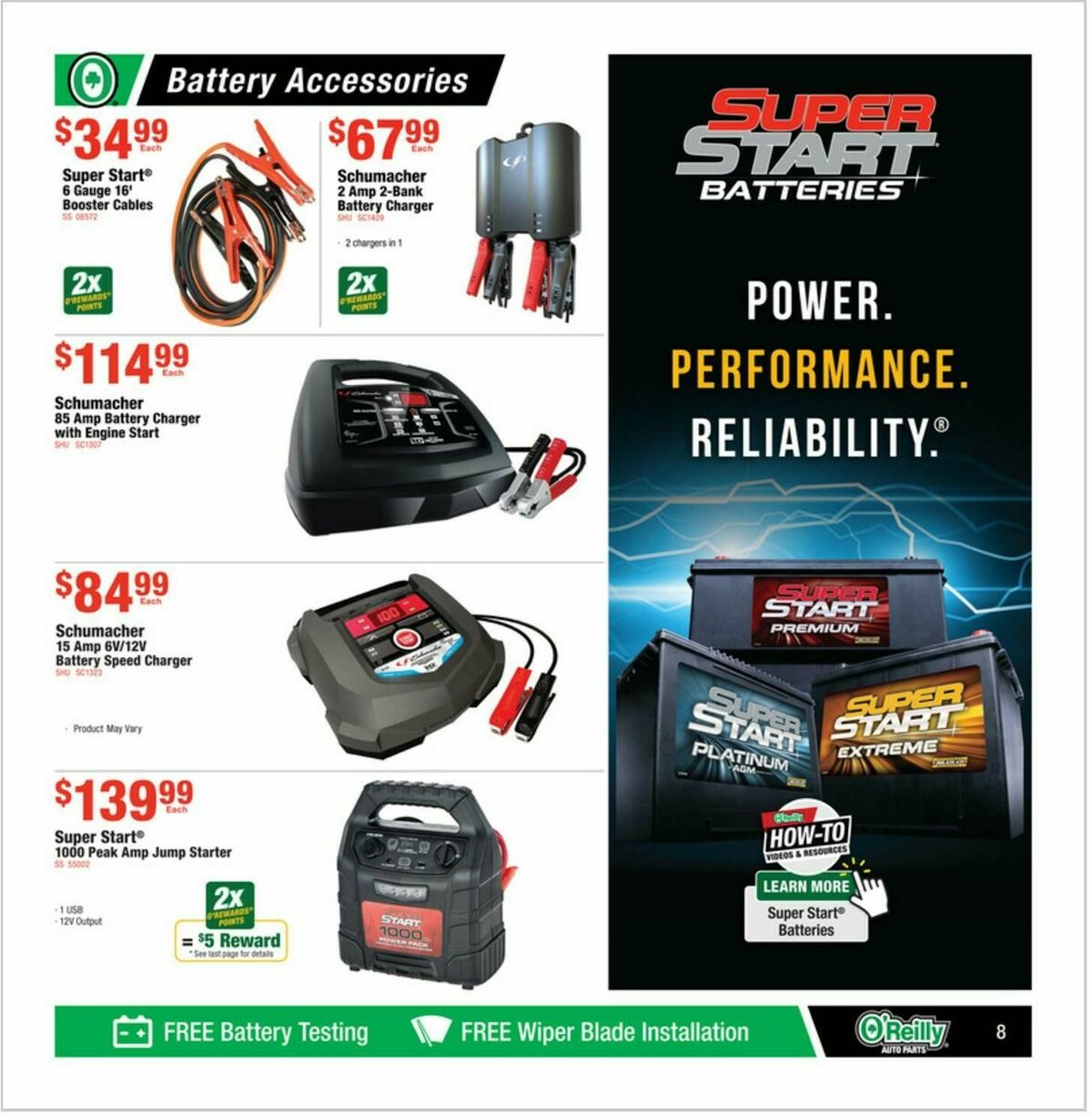 O'Reilly Auto Parts Weekly Ad from December 25