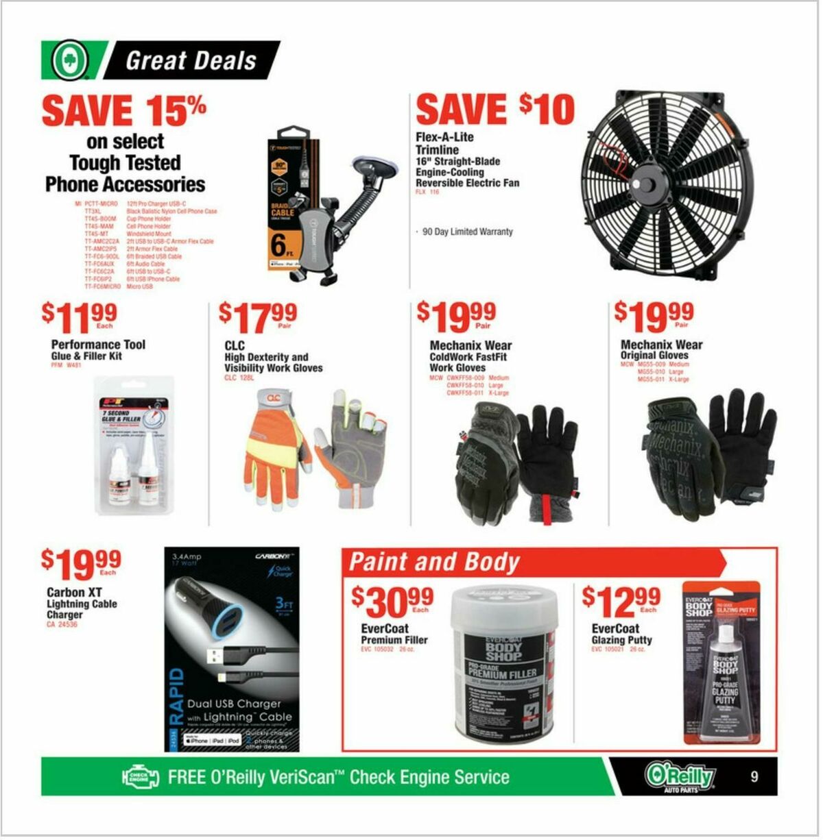 O'Reilly Auto Parts Weekly Ad from December 25