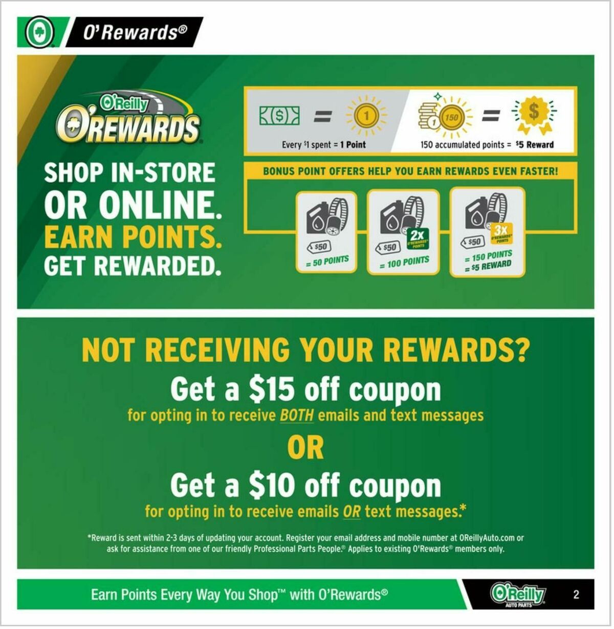 O'Reilly Auto Parts Weekly Ad from January 29