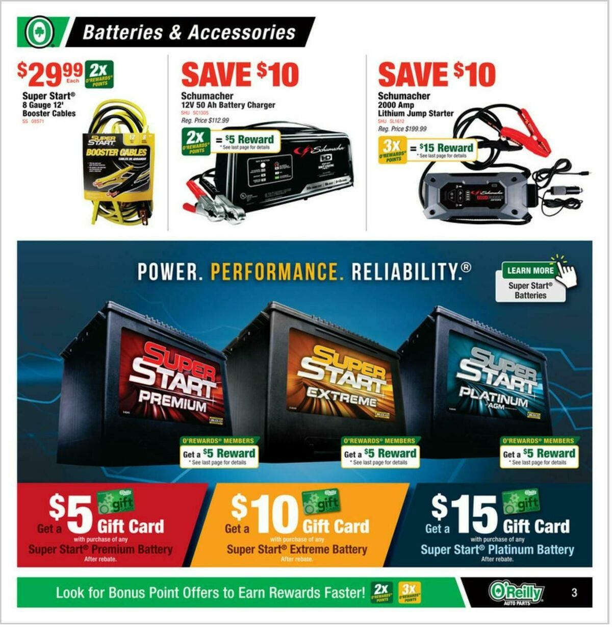 O'Reilly Auto Parts Weekly Ad from January 29