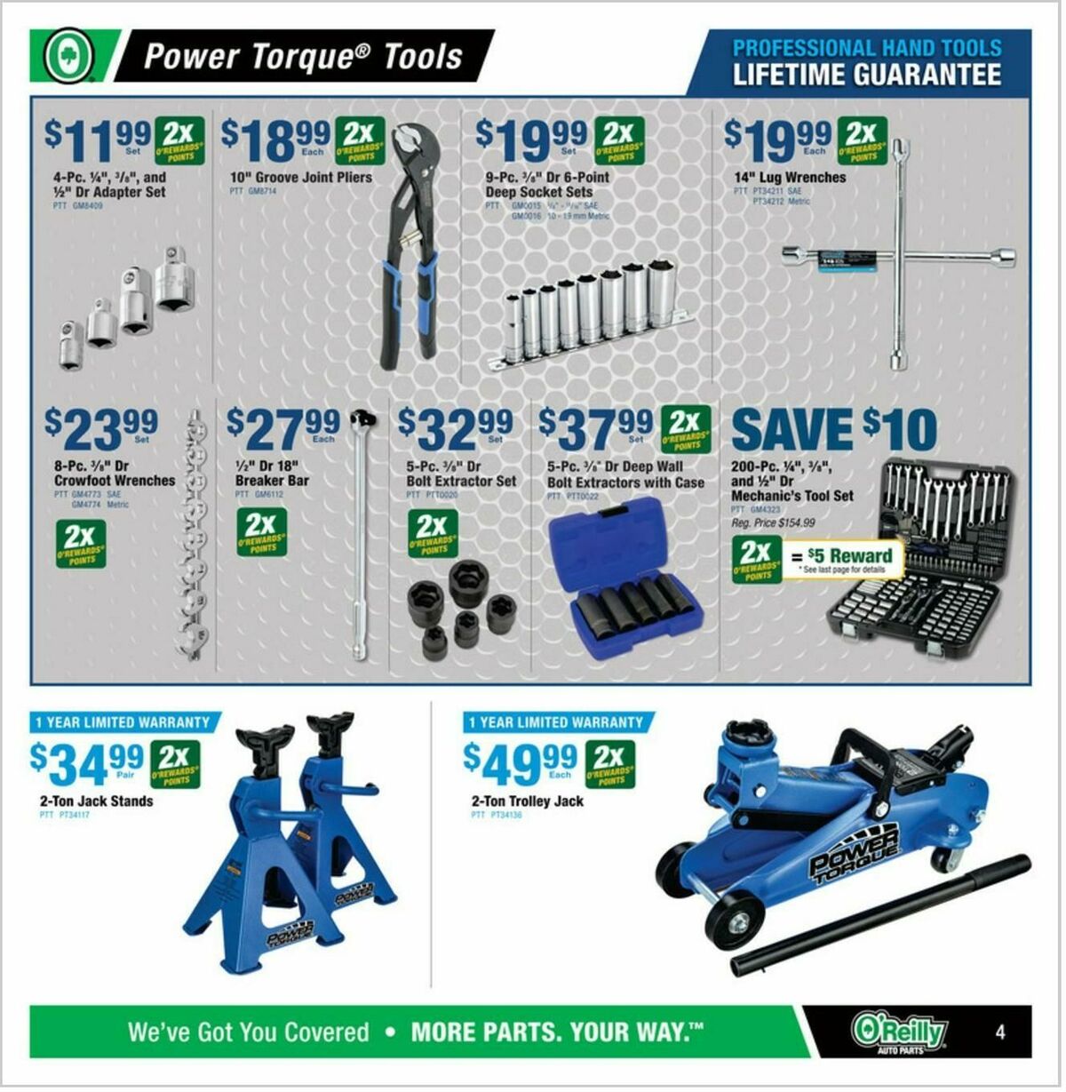 O'Reilly Auto Parts Weekly Ad from January 29