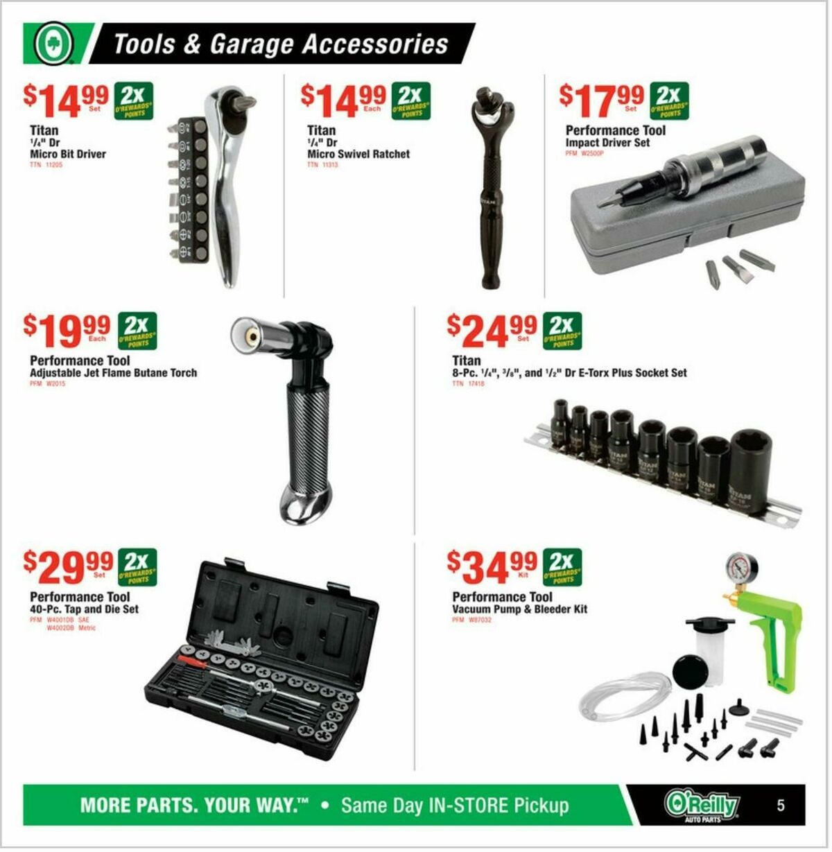 O'Reilly Auto Parts Weekly Ad from January 29