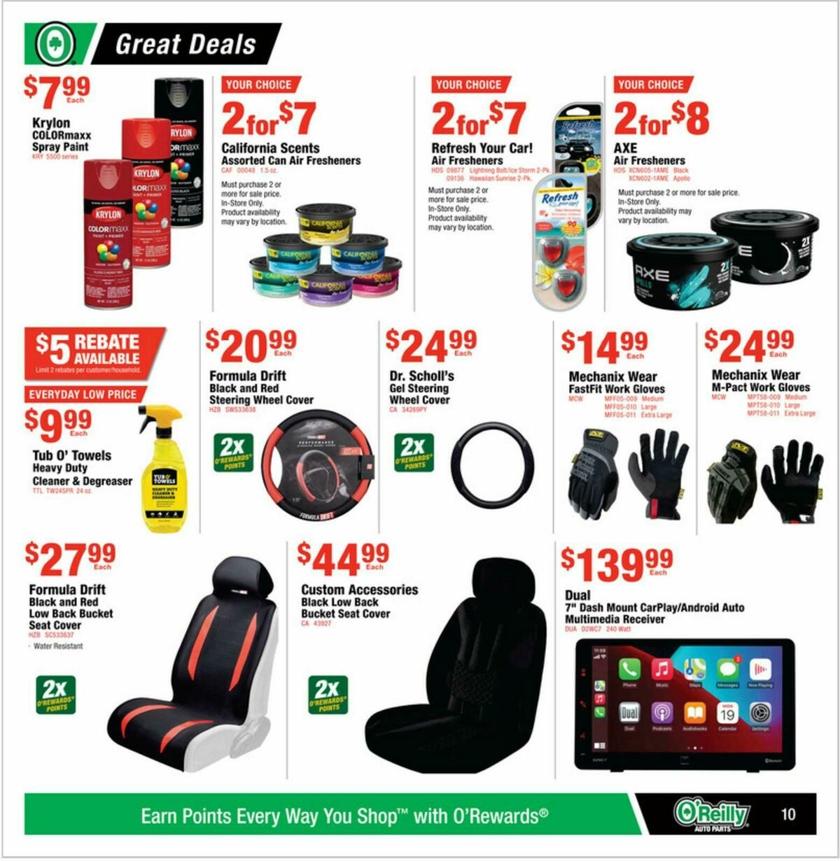 O'Reilly Auto Parts Weekly Ad from March 26