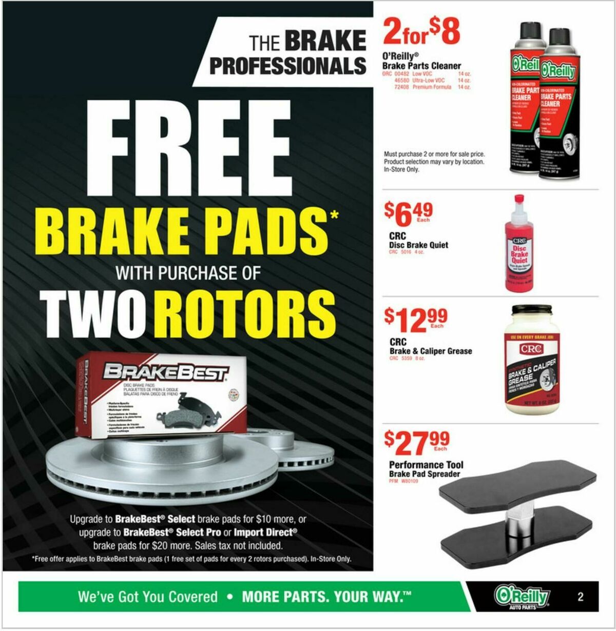 O'Reilly Auto Parts Weekly Ad from March 26