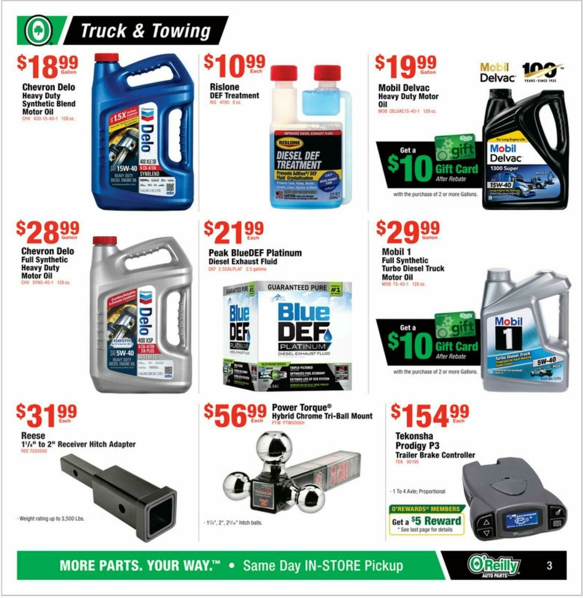 O'Reilly Auto Parts Weekly Ad from March 26