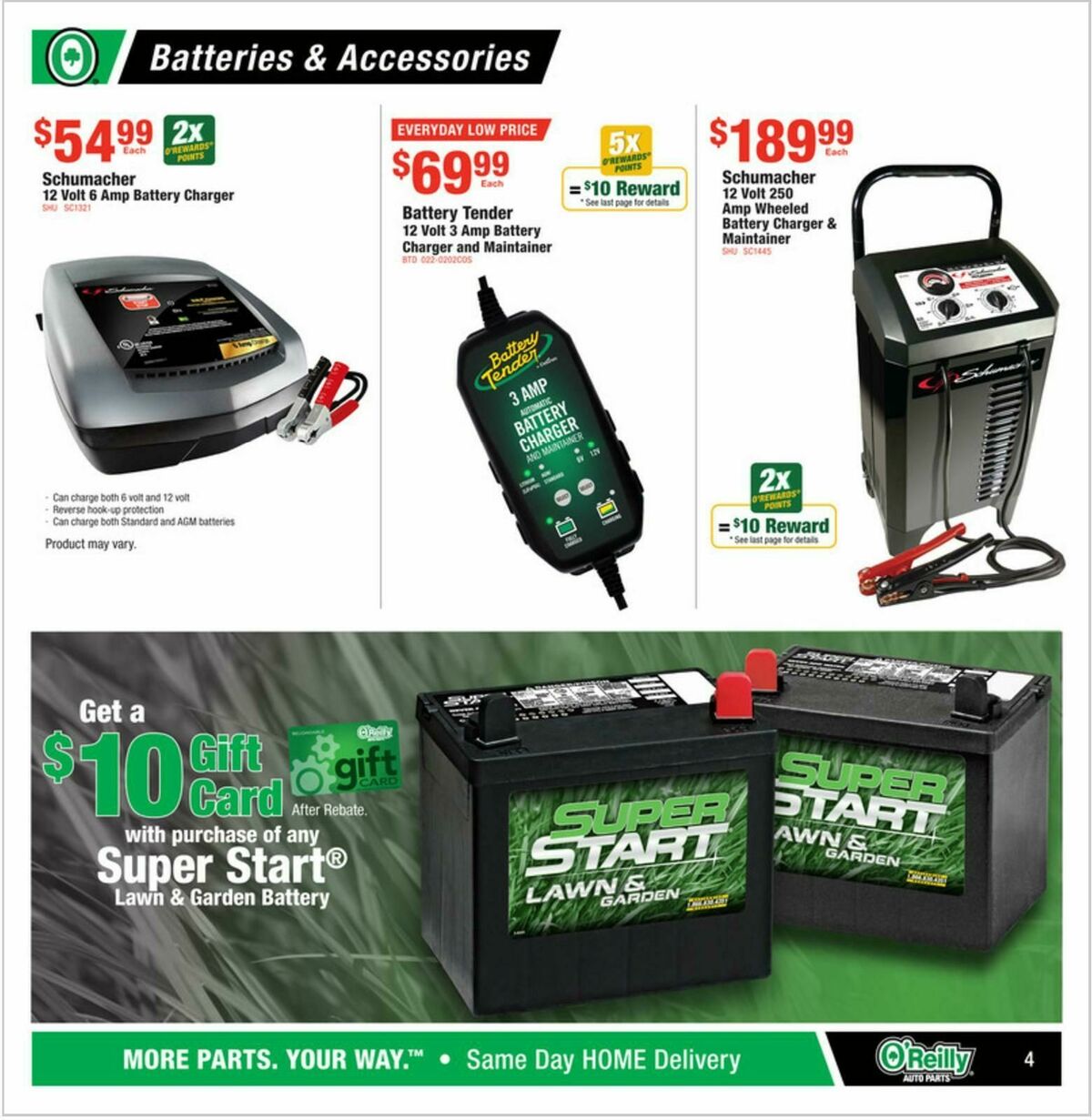 O'Reilly Auto Parts Weekly Ad from March 26