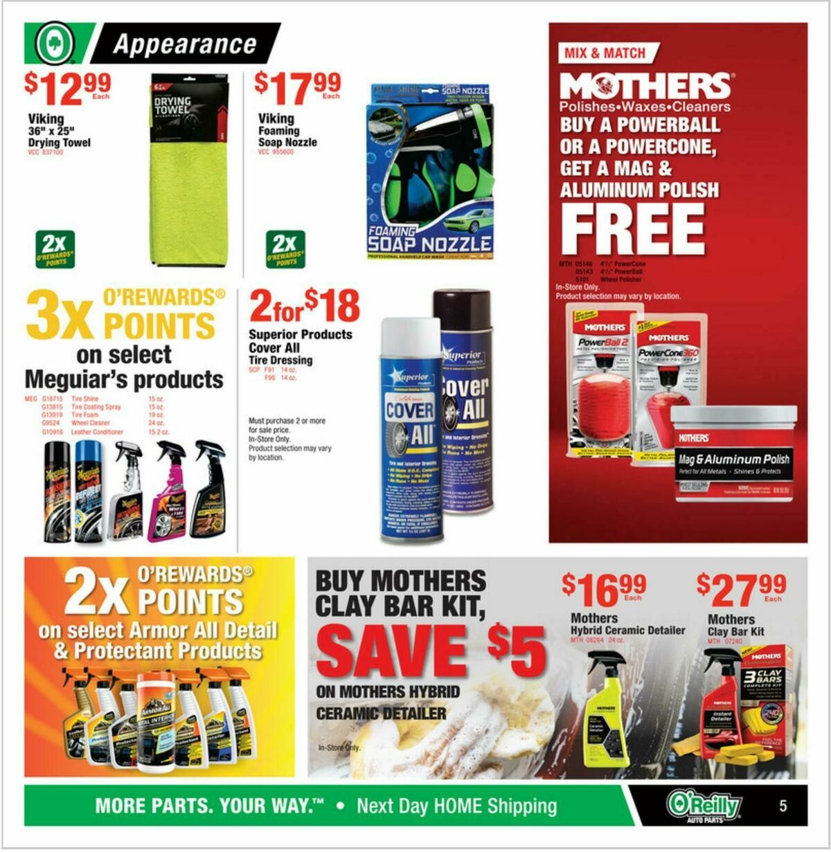 O'Reilly Auto Parts Weekly Ad from March 26