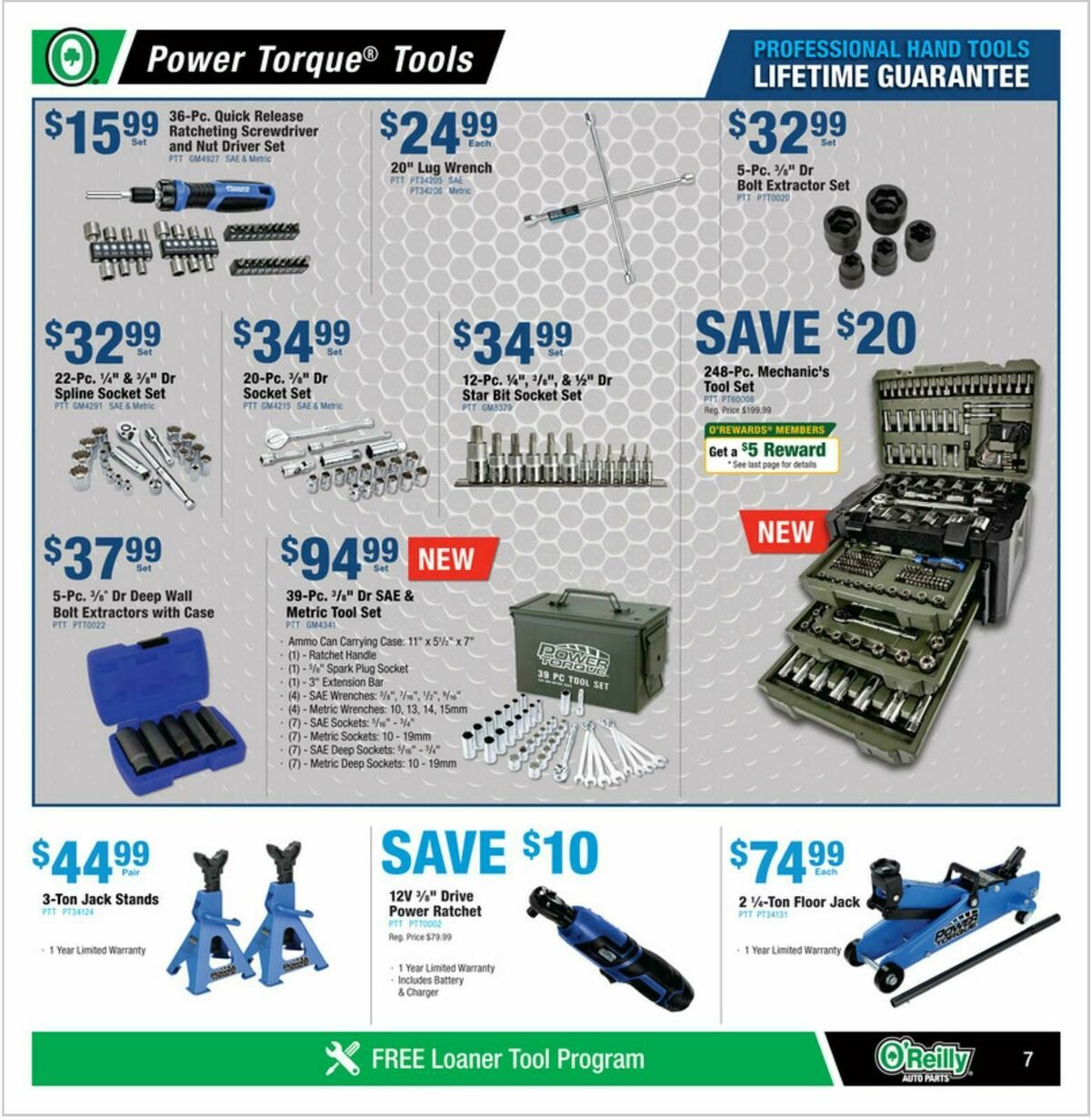 O'Reilly Auto Parts Weekly Ad from March 26