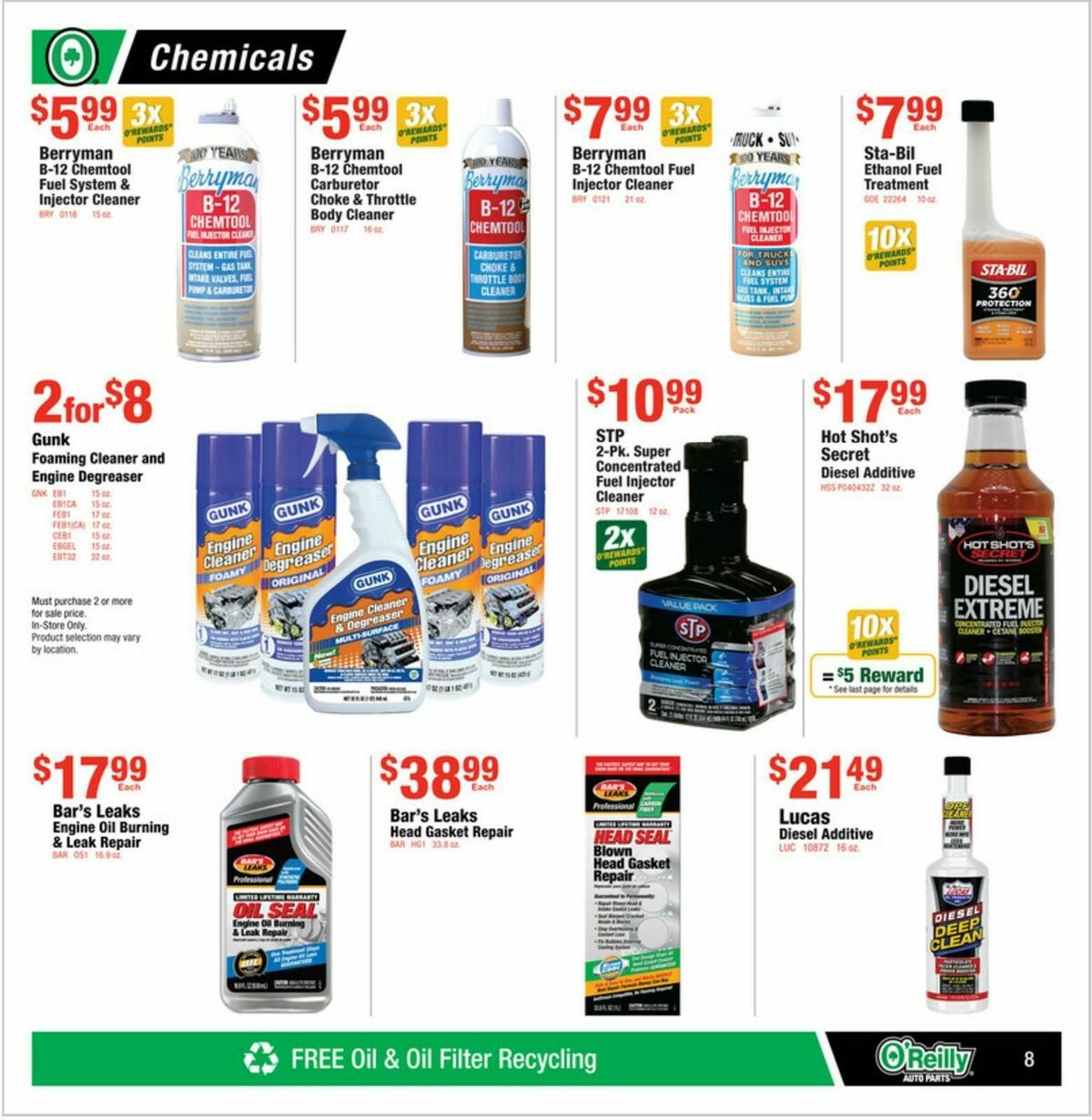 O'Reilly Auto Parts Weekly Ad from March 26