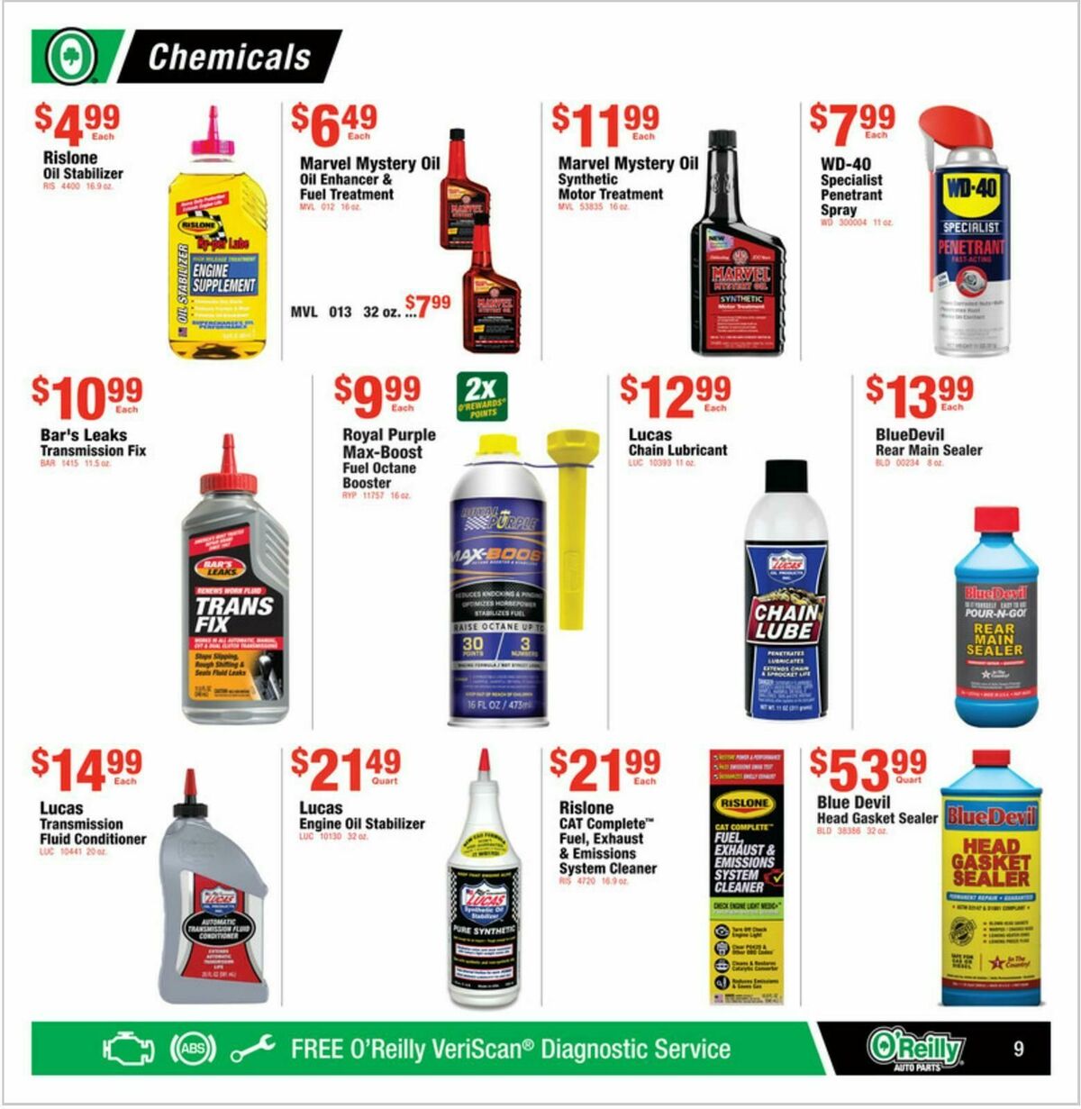 O'Reilly Auto Parts Weekly Ad from March 26