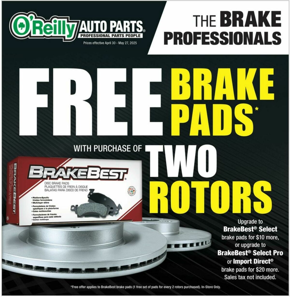 O'Reilly Auto Parts Weekly Ad from April 30