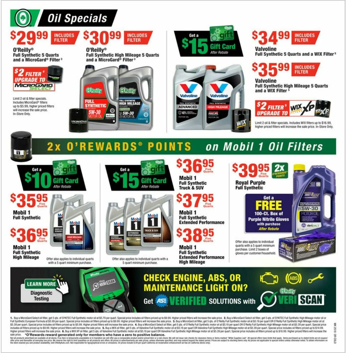 O'Reilly Auto Parts Weekly Ad from April 30