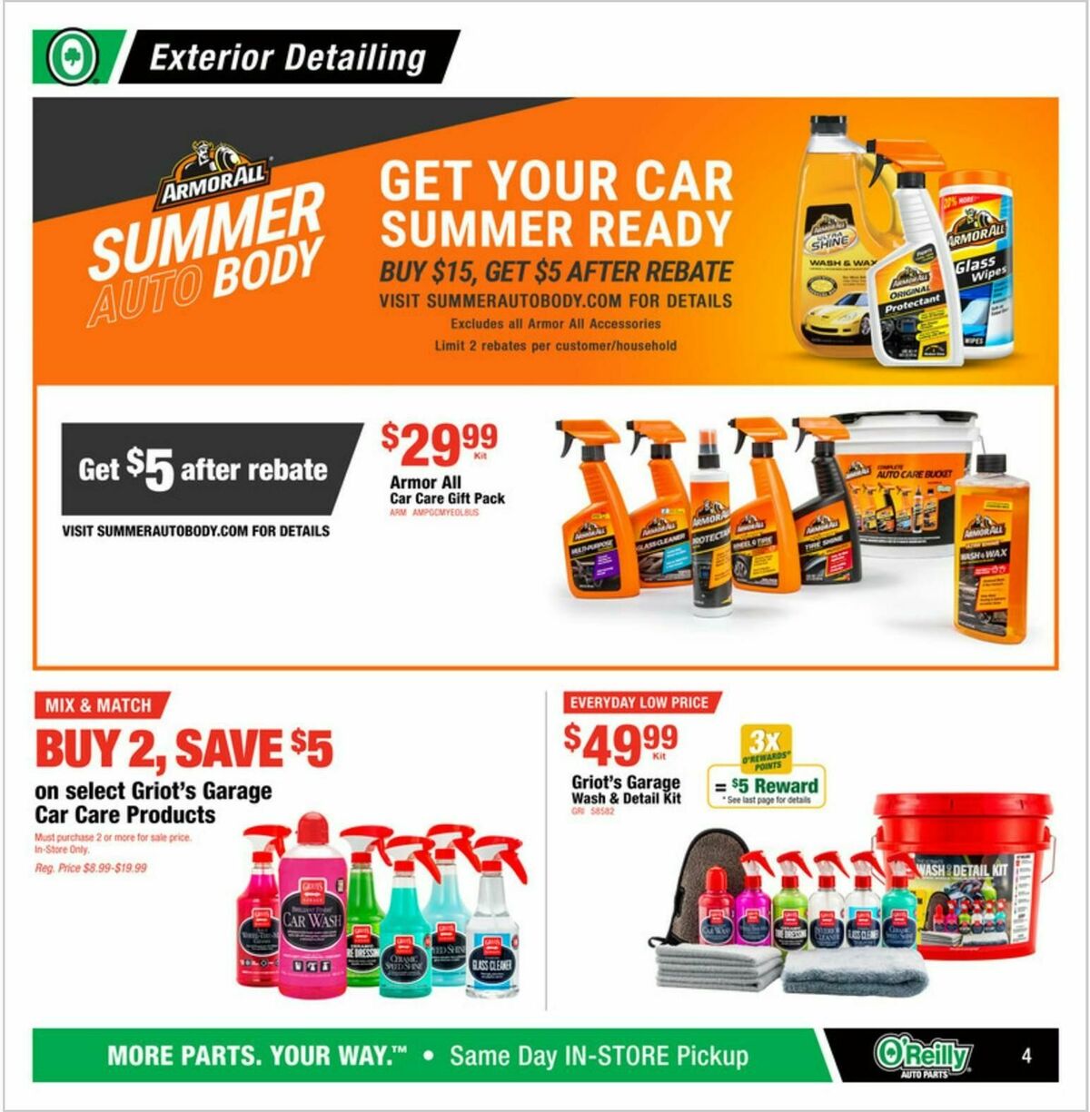 O'Reilly Auto Parts Weekly Ad from April 30