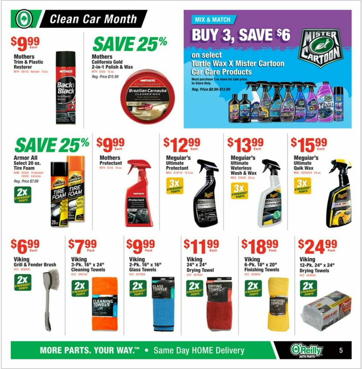 O'Reilly Auto Parts Weekly Ad from April 30