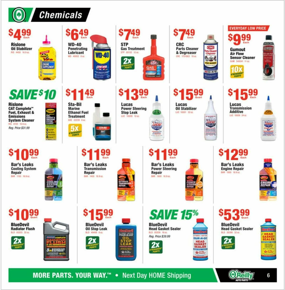 O'Reilly Auto Parts Weekly Ad from April 30