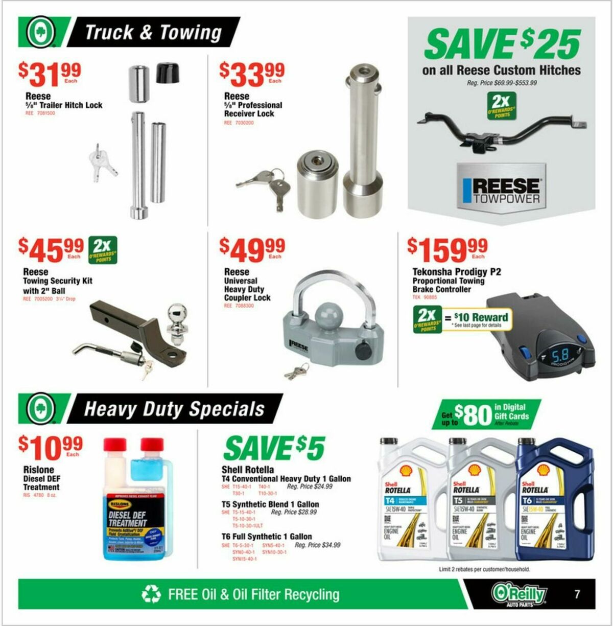 O'Reilly Auto Parts Weekly Ad from April 30