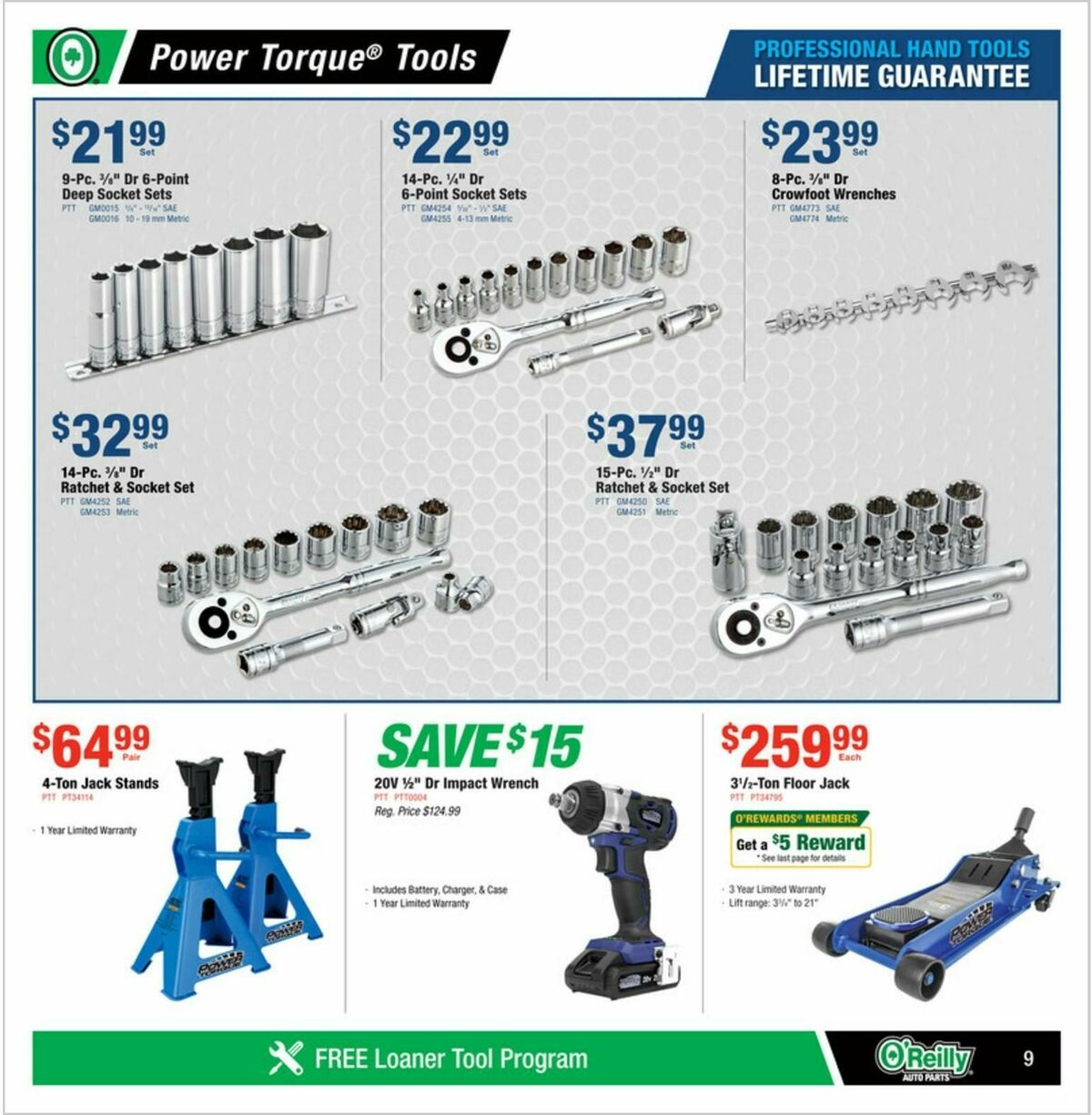 O'Reilly Auto Parts Weekly Ad from April 30