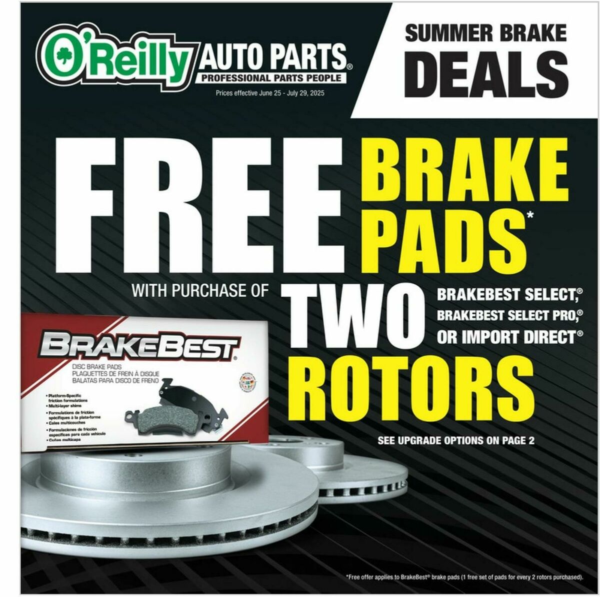 O'Reilly Auto Parts Weekly Ad from June 25