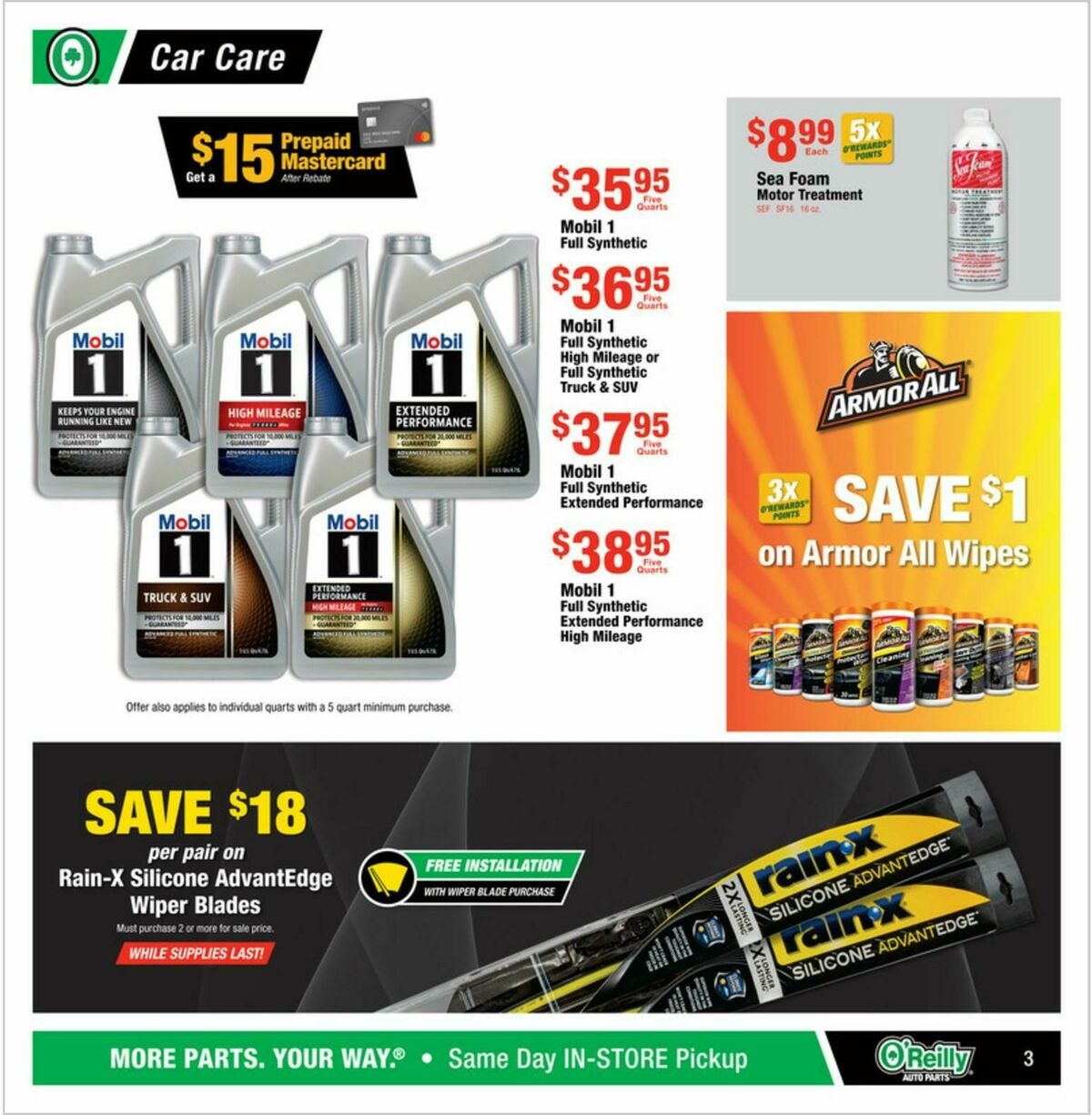 O'Reilly Auto Parts Weekly Ad from June 25