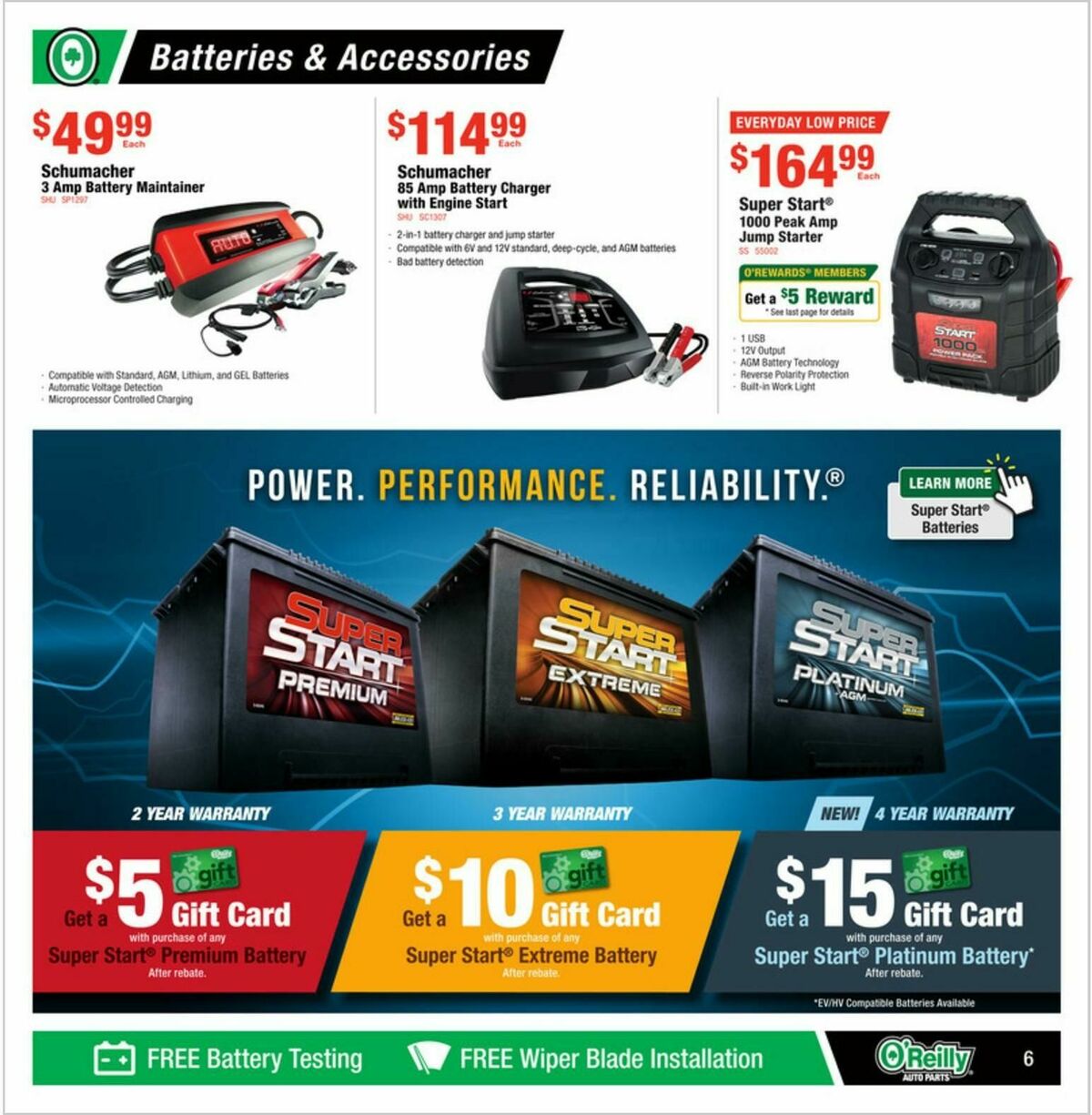 O'Reilly Auto Parts Weekly Ad from June 25