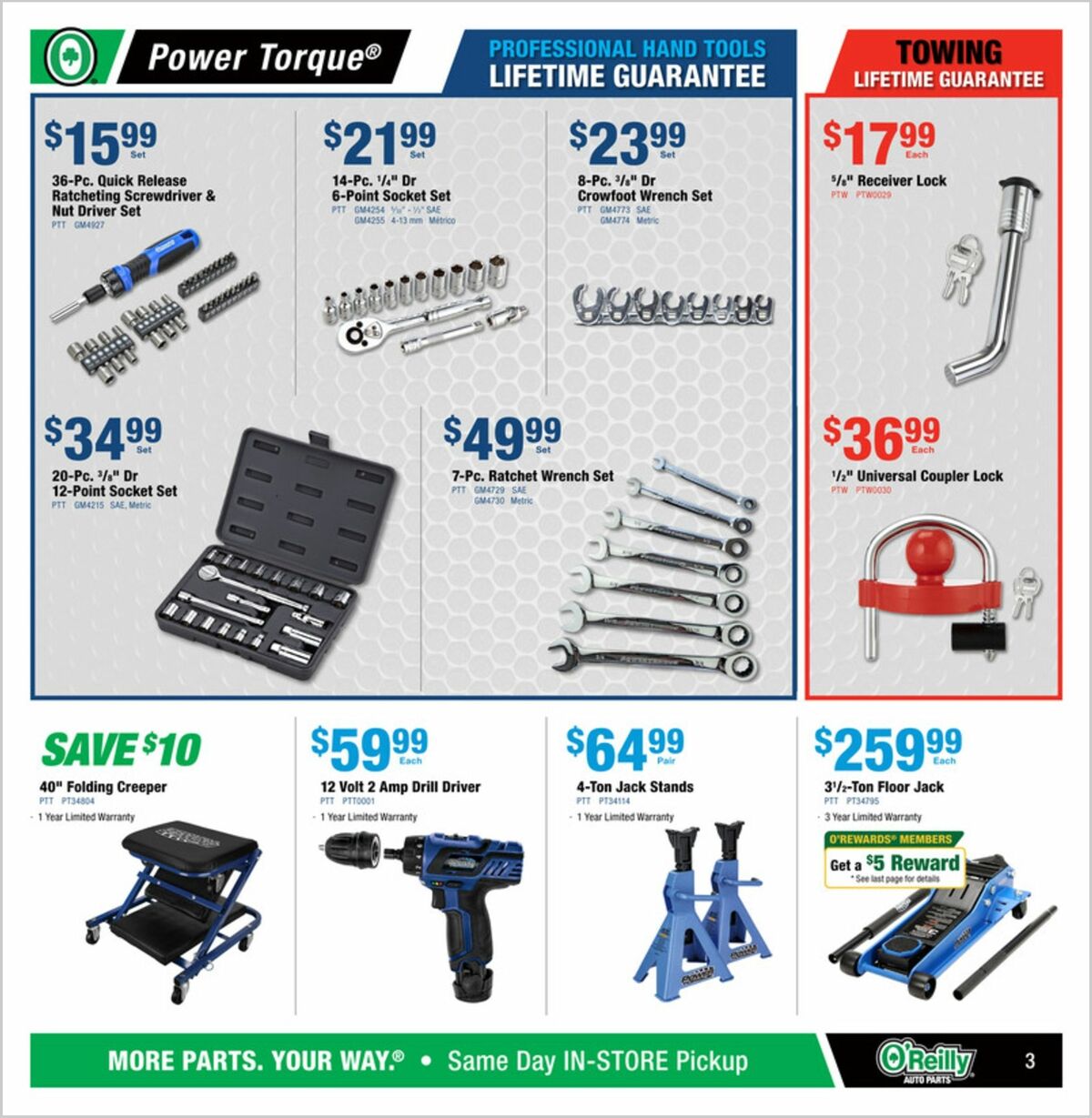 O'Reilly Auto Parts Weekly Ad from July 30