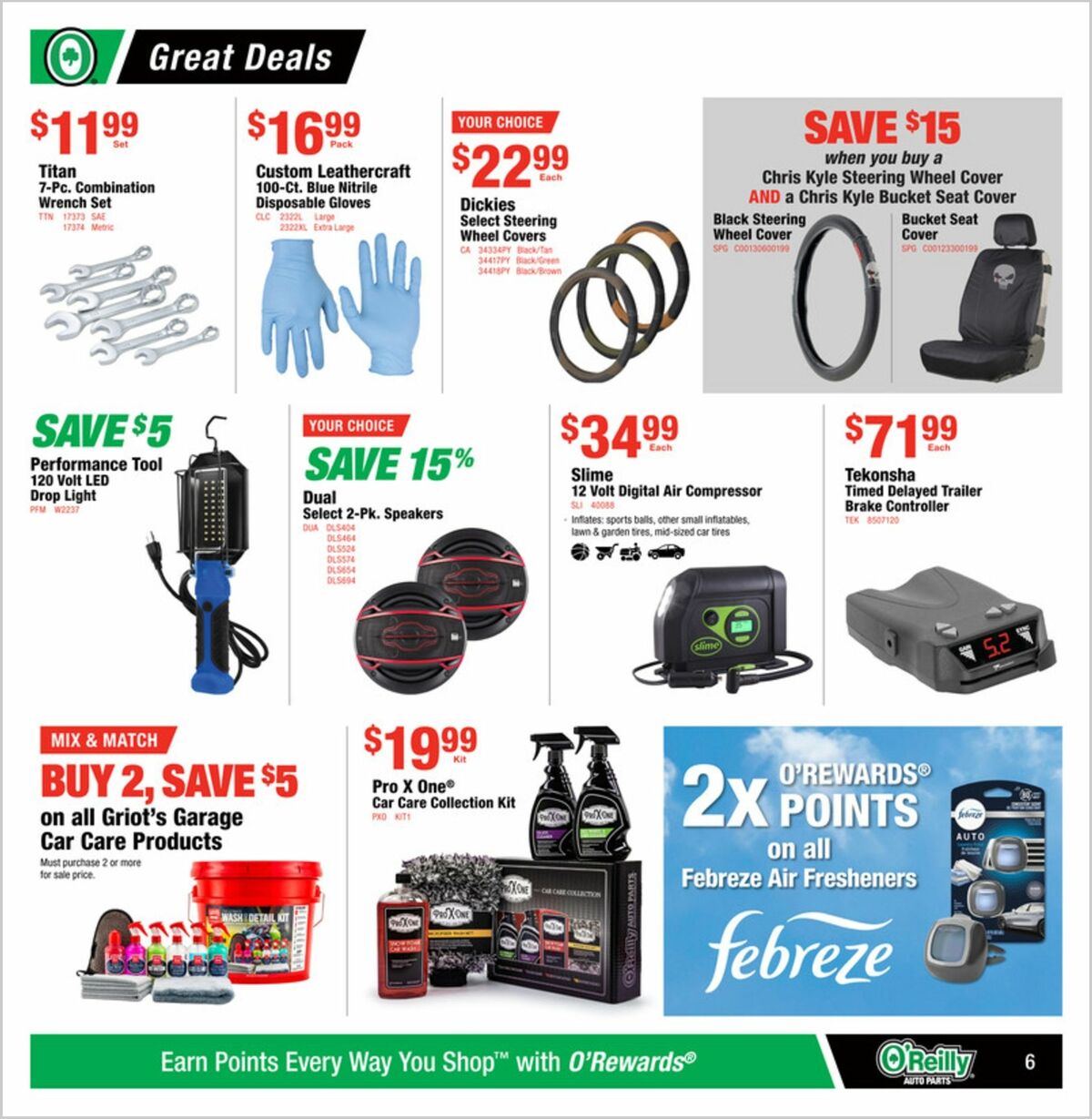 O'Reilly Auto Parts Weekly Ad from July 30