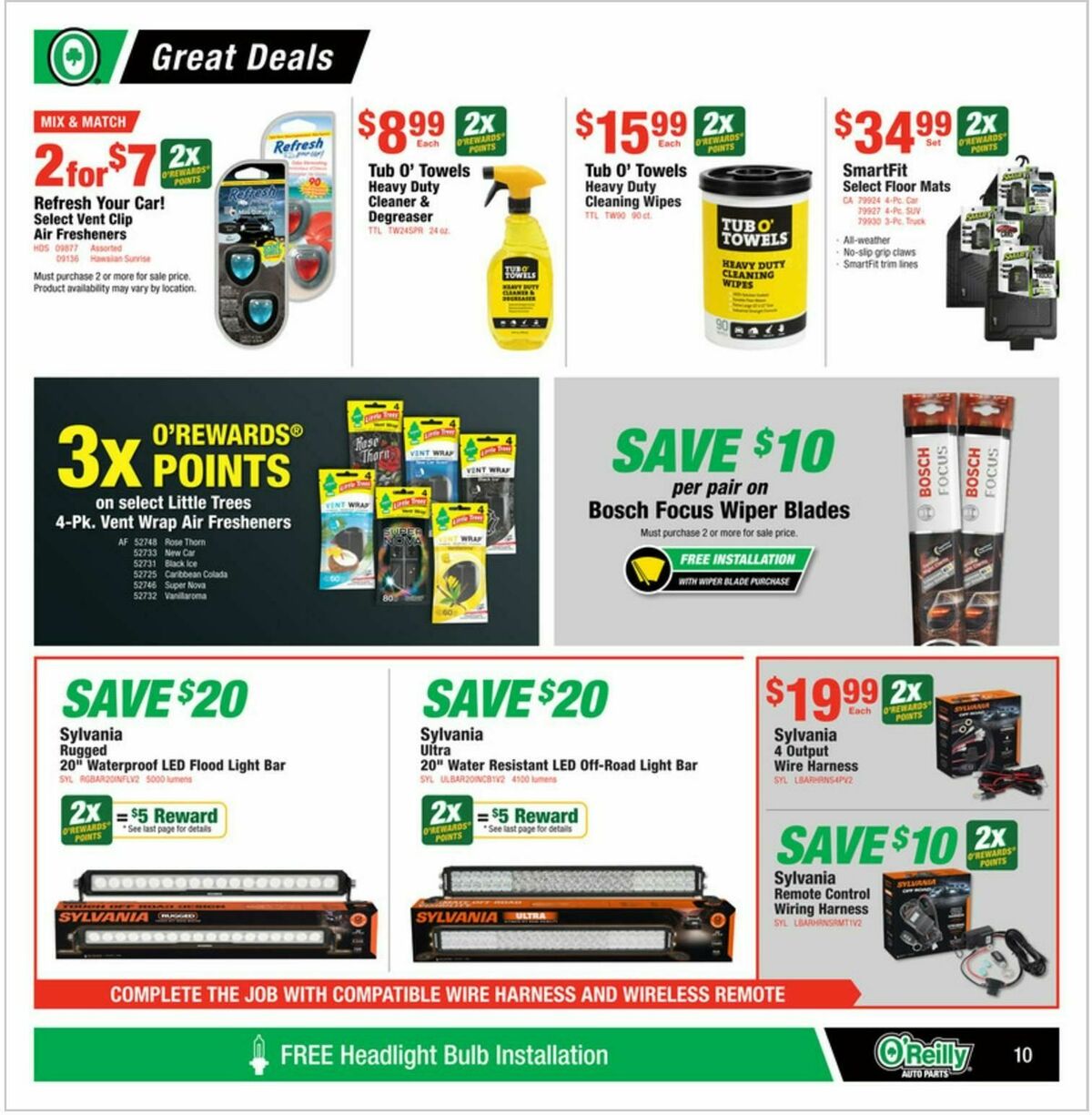 O'Reilly Auto Parts Weekly Ad from August 27
