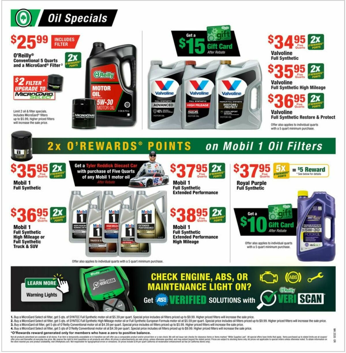 O'Reilly Auto Parts Weekly Ad from August 27