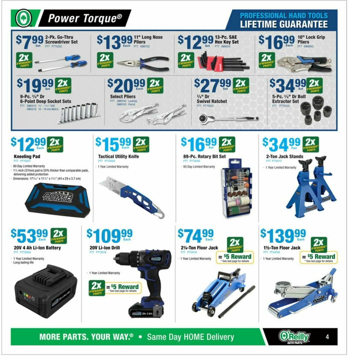 O'Reilly Auto Parts Weekly Ad from August 27