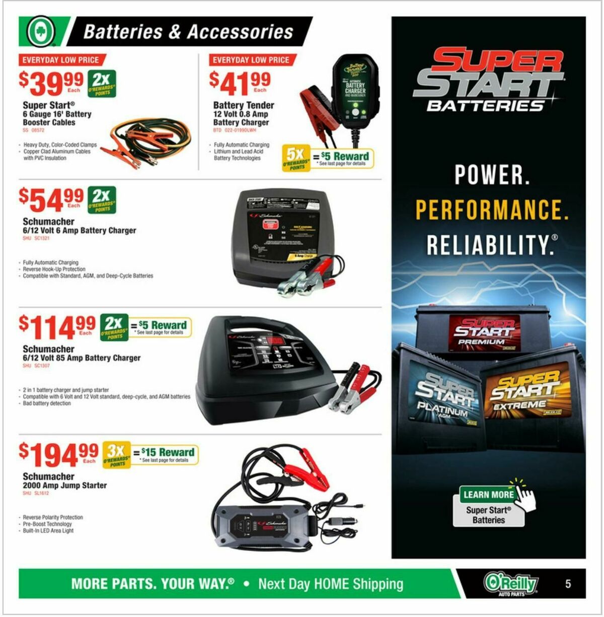 O'Reilly Auto Parts Weekly Ad from August 27