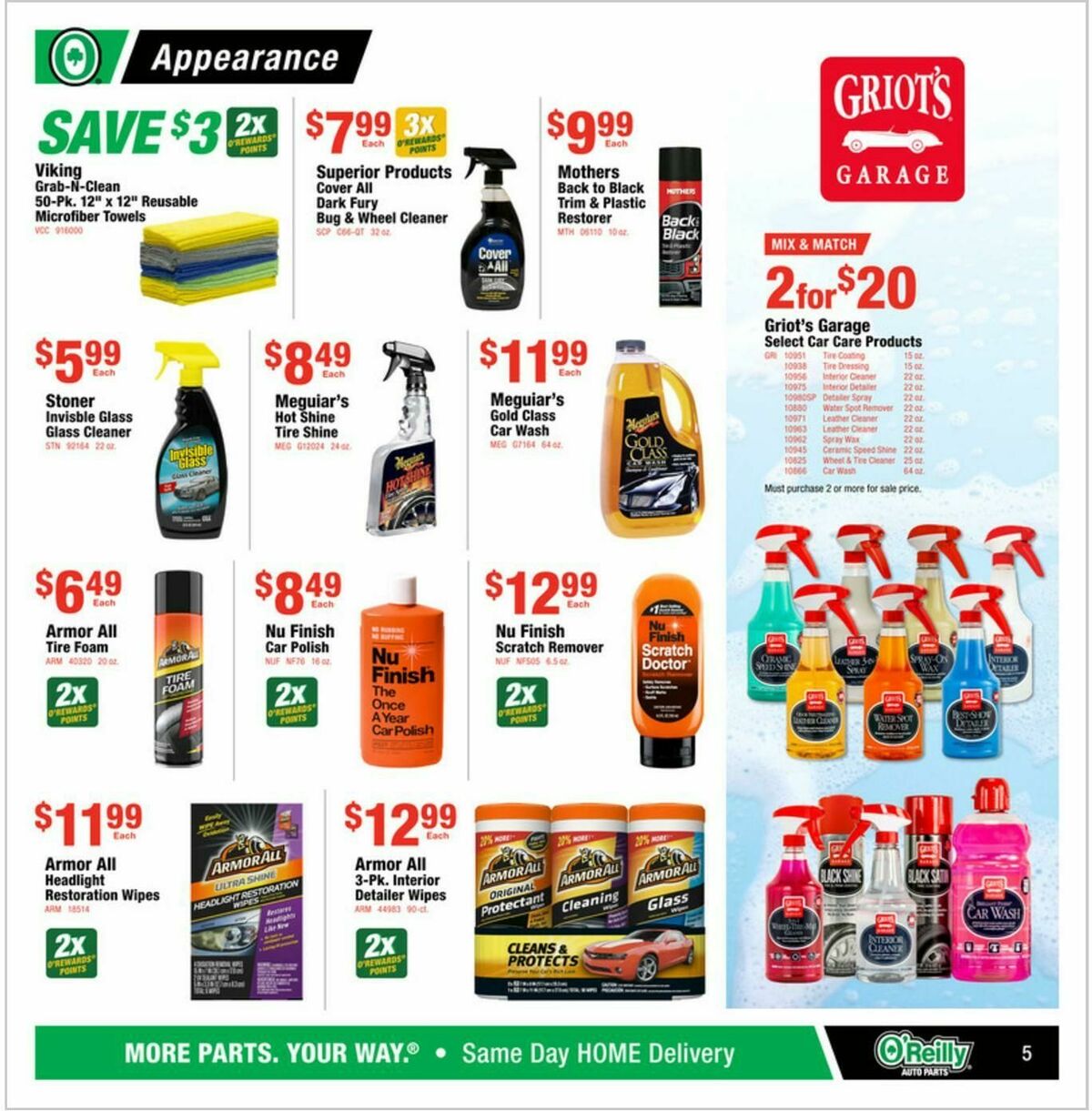 O'Reilly Auto Parts Weekly Ad from September 24