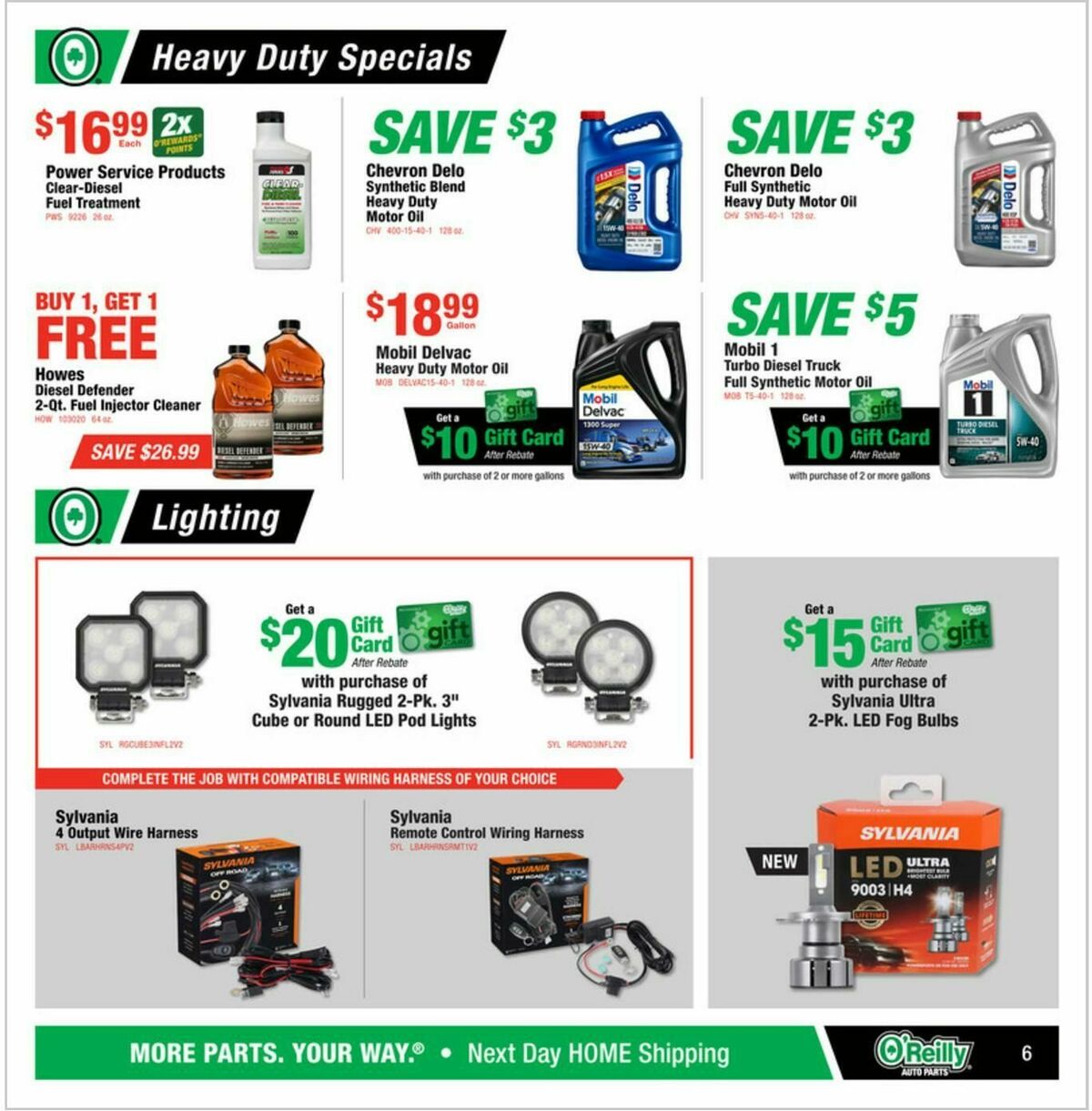O'Reilly Auto Parts Weekly Ad from September 24