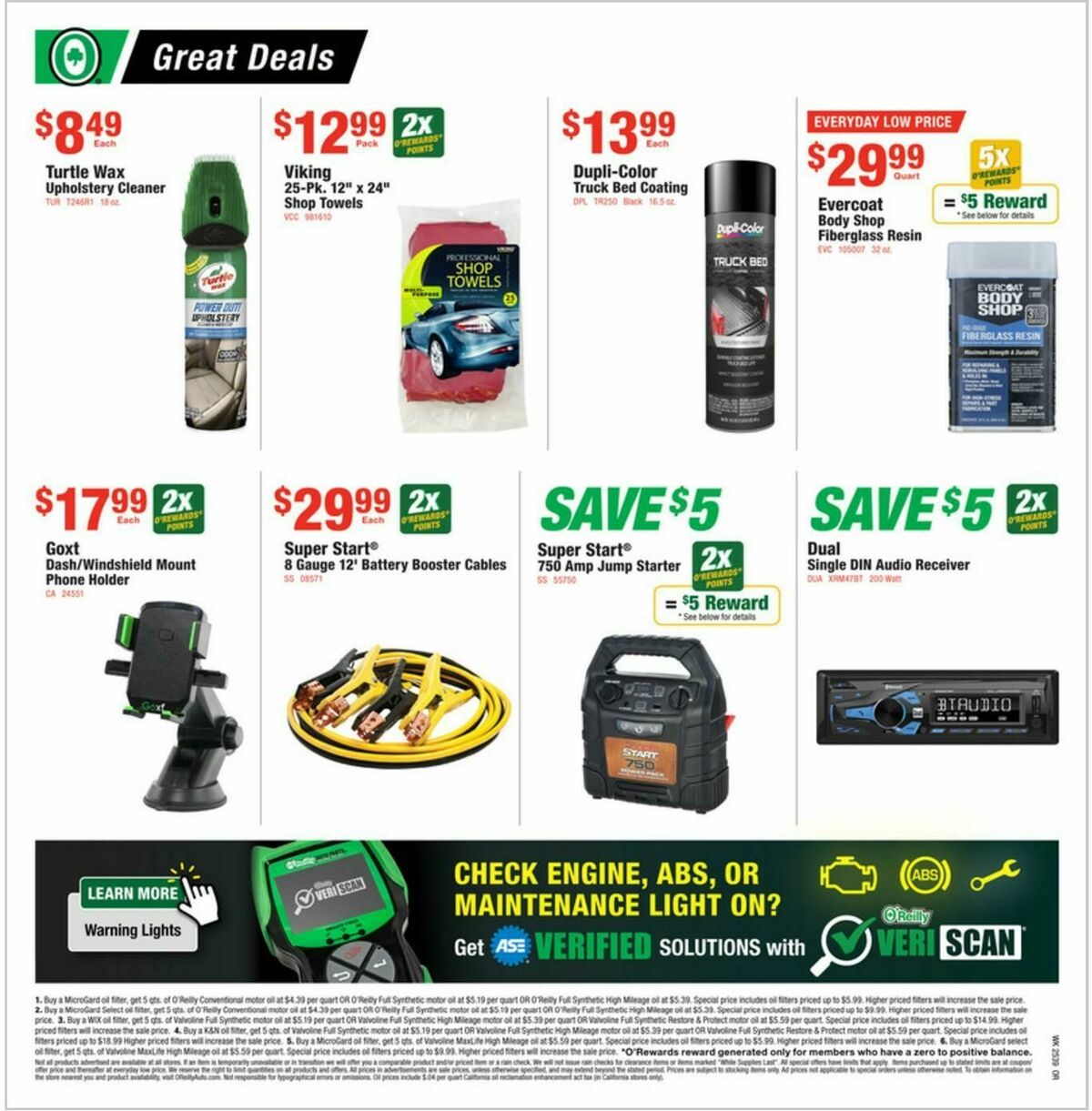O'Reilly Auto Parts Weekly Ad from September 24