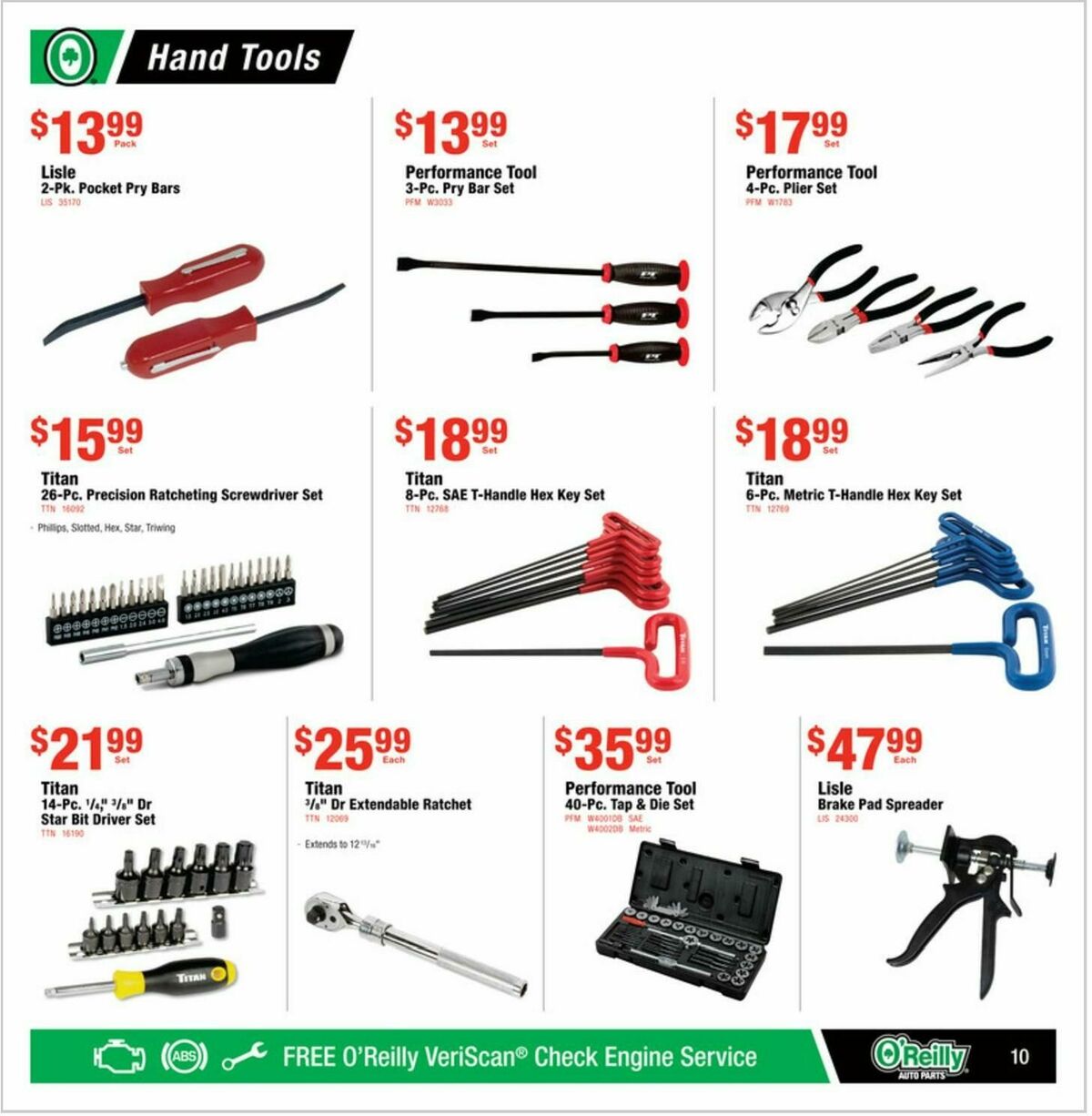 O'Reilly Auto Parts Weekly Ad from October 29