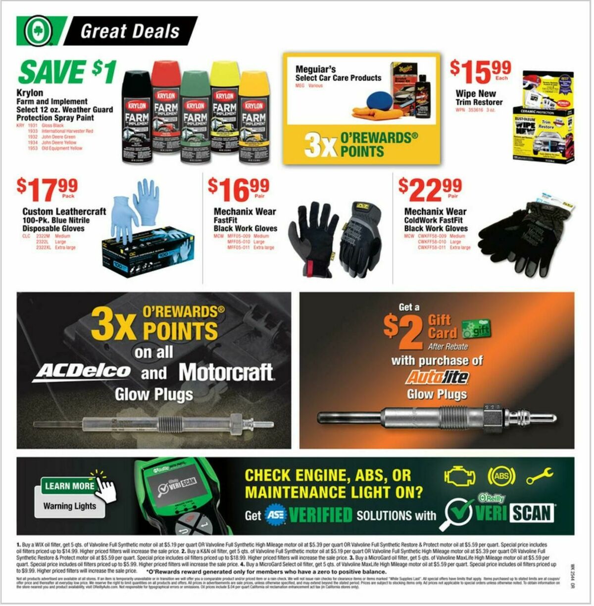 O'Reilly Auto Parts Weekly Ad from October 29
