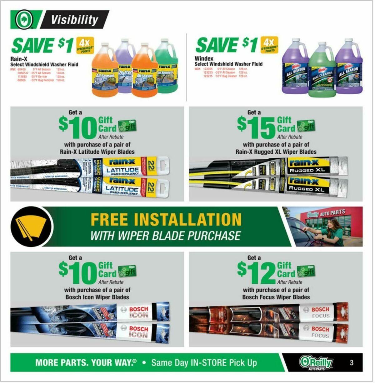 O'Reilly Auto Parts Weekly Ad from October 29