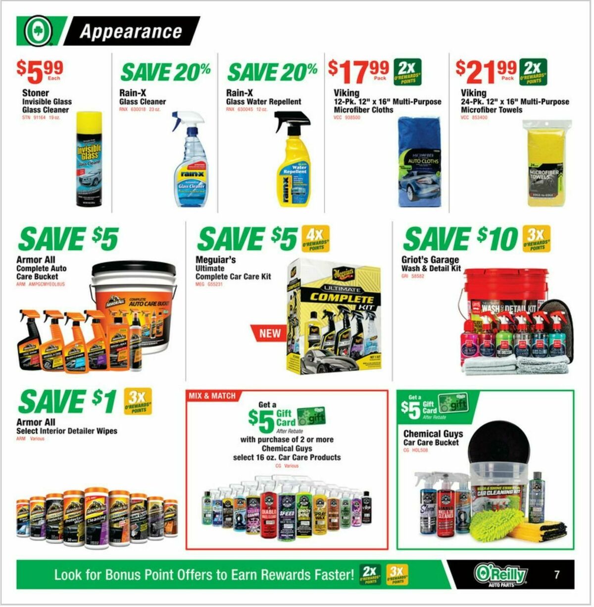 O'Reilly Auto Parts Weekly Ad from October 29
