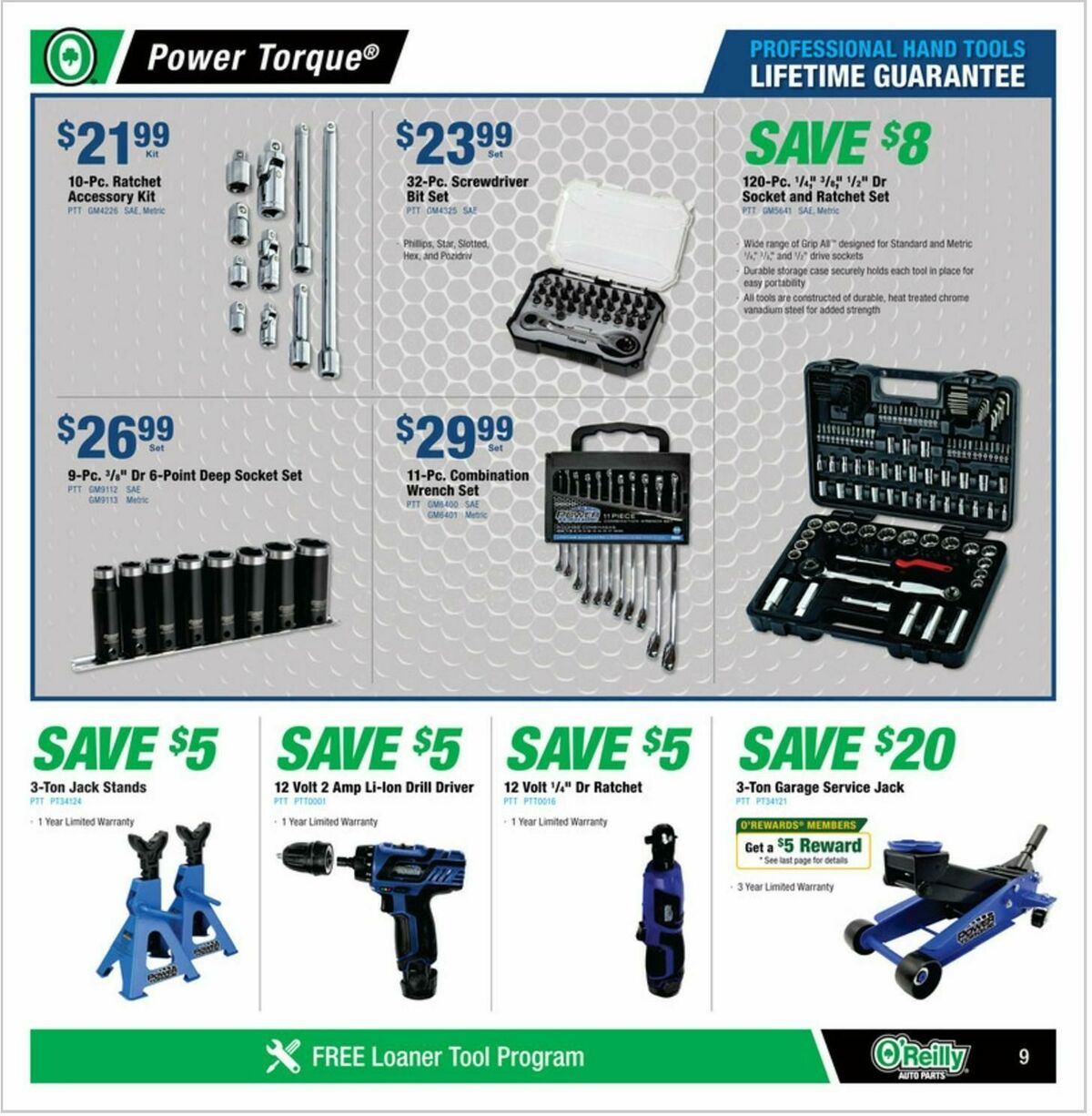 O'Reilly Auto Parts Weekly Ad from October 29