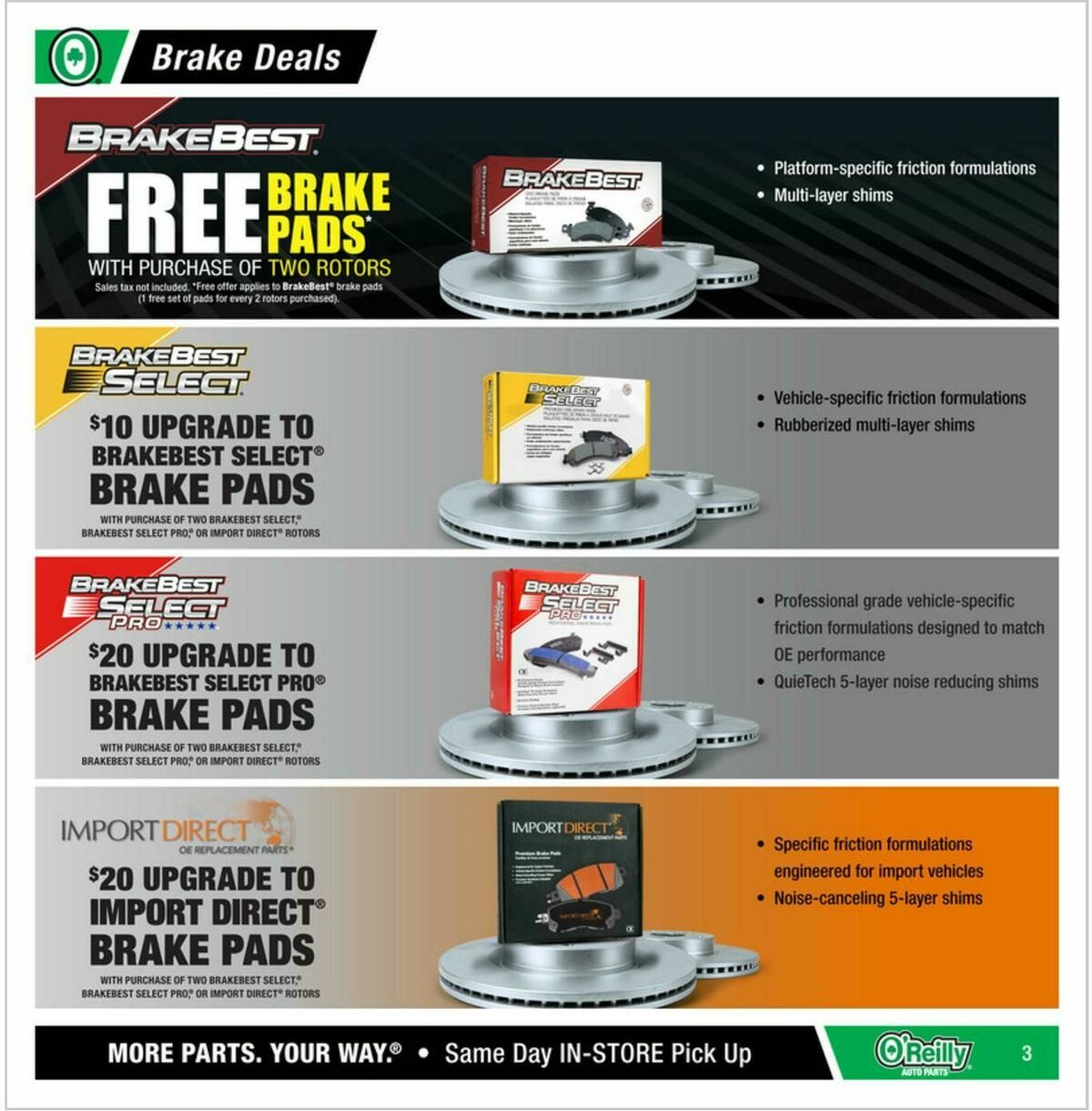 O'Reilly Auto Parts Weekly Ad from November 26