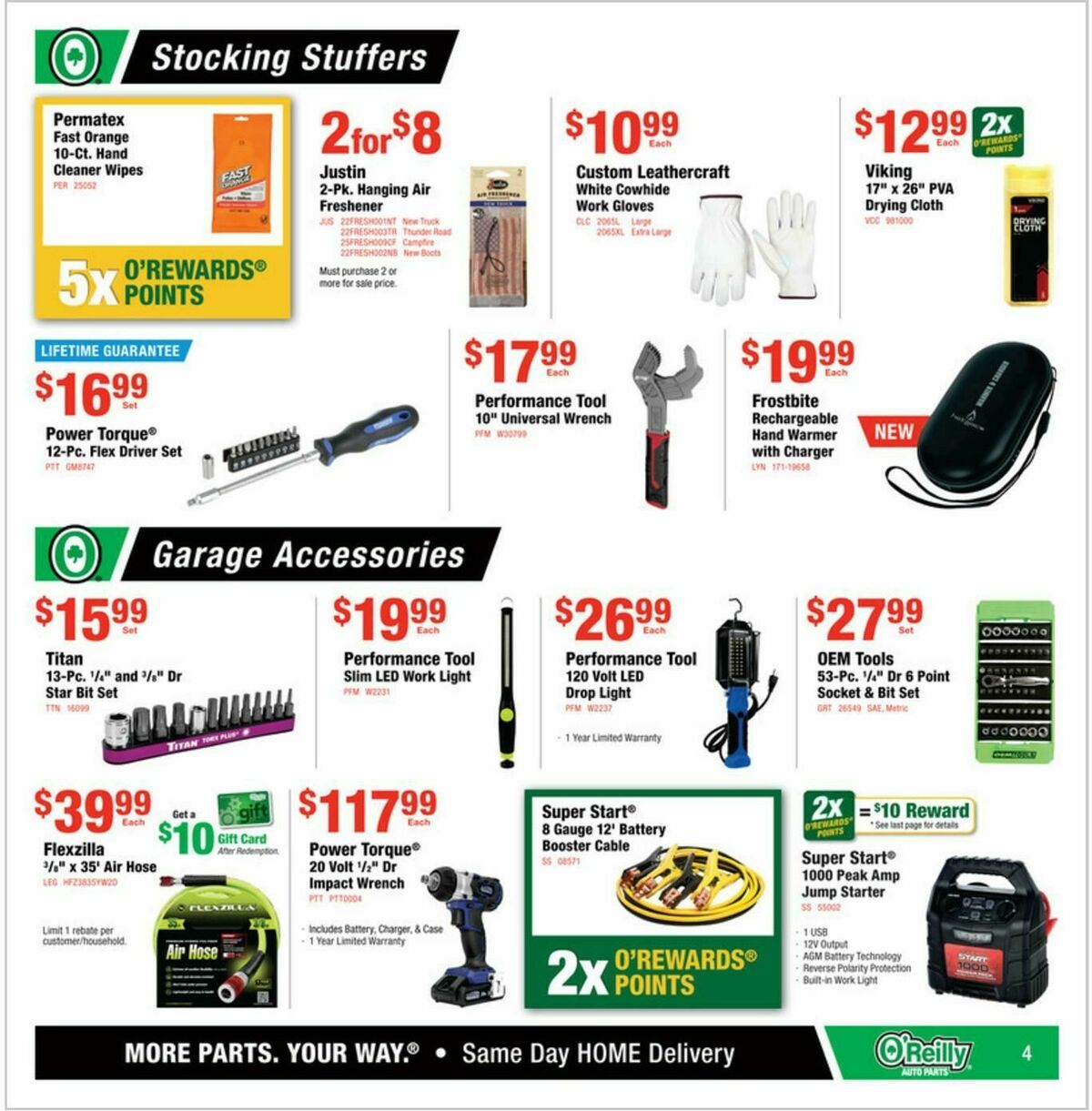 O'Reilly Auto Parts Weekly Ad from November 26