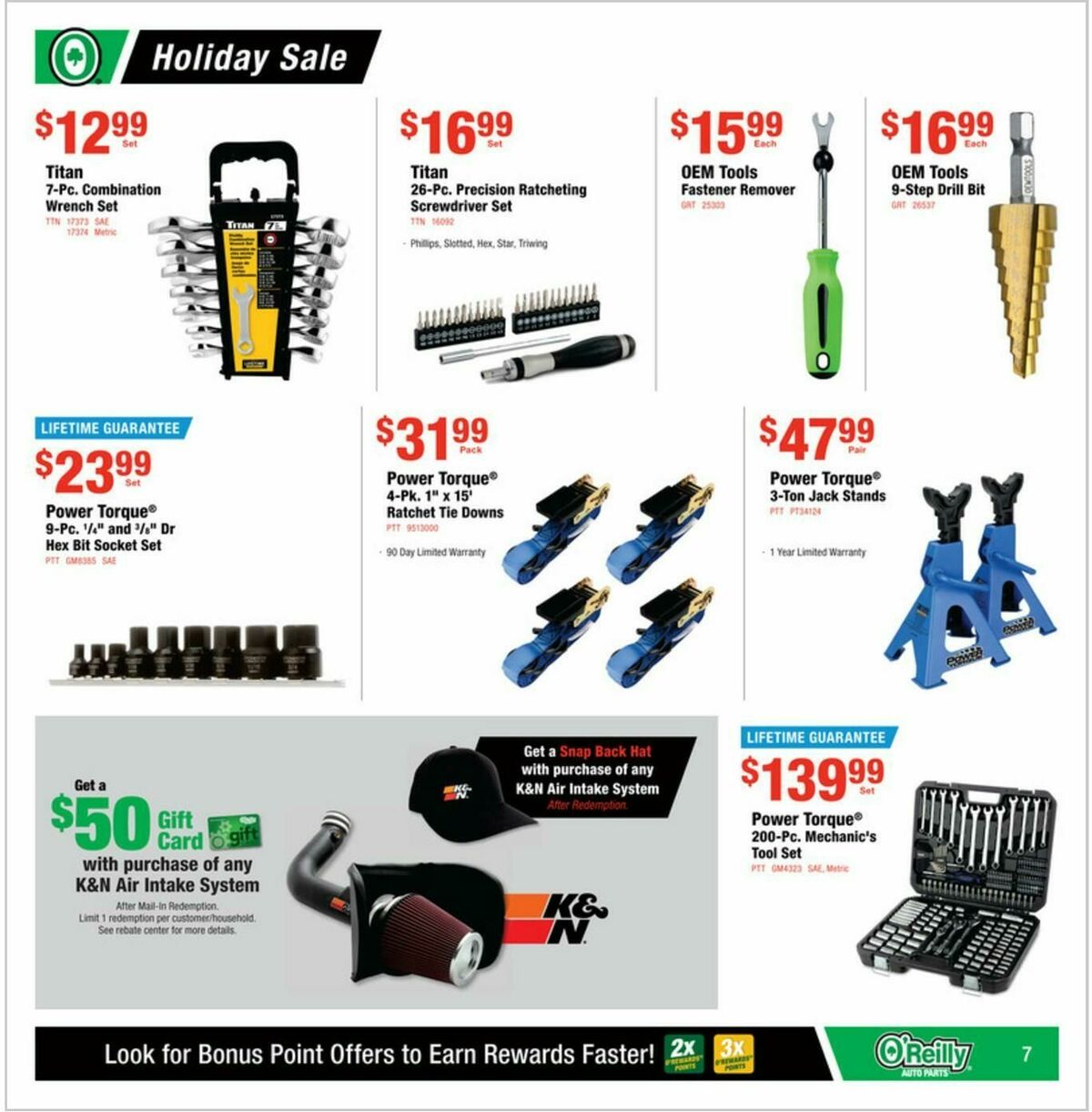 O'Reilly Auto Parts Weekly Ad from November 26