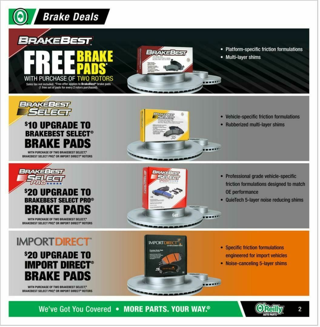 O'Reilly Auto Parts Weekly Ad from March 25