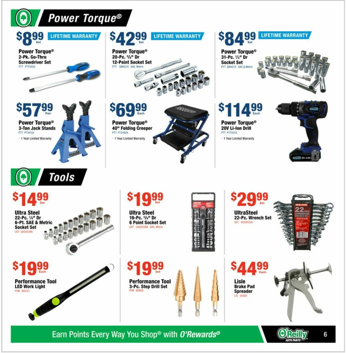 O'Reilly Auto Parts Weekly Ad from April 29