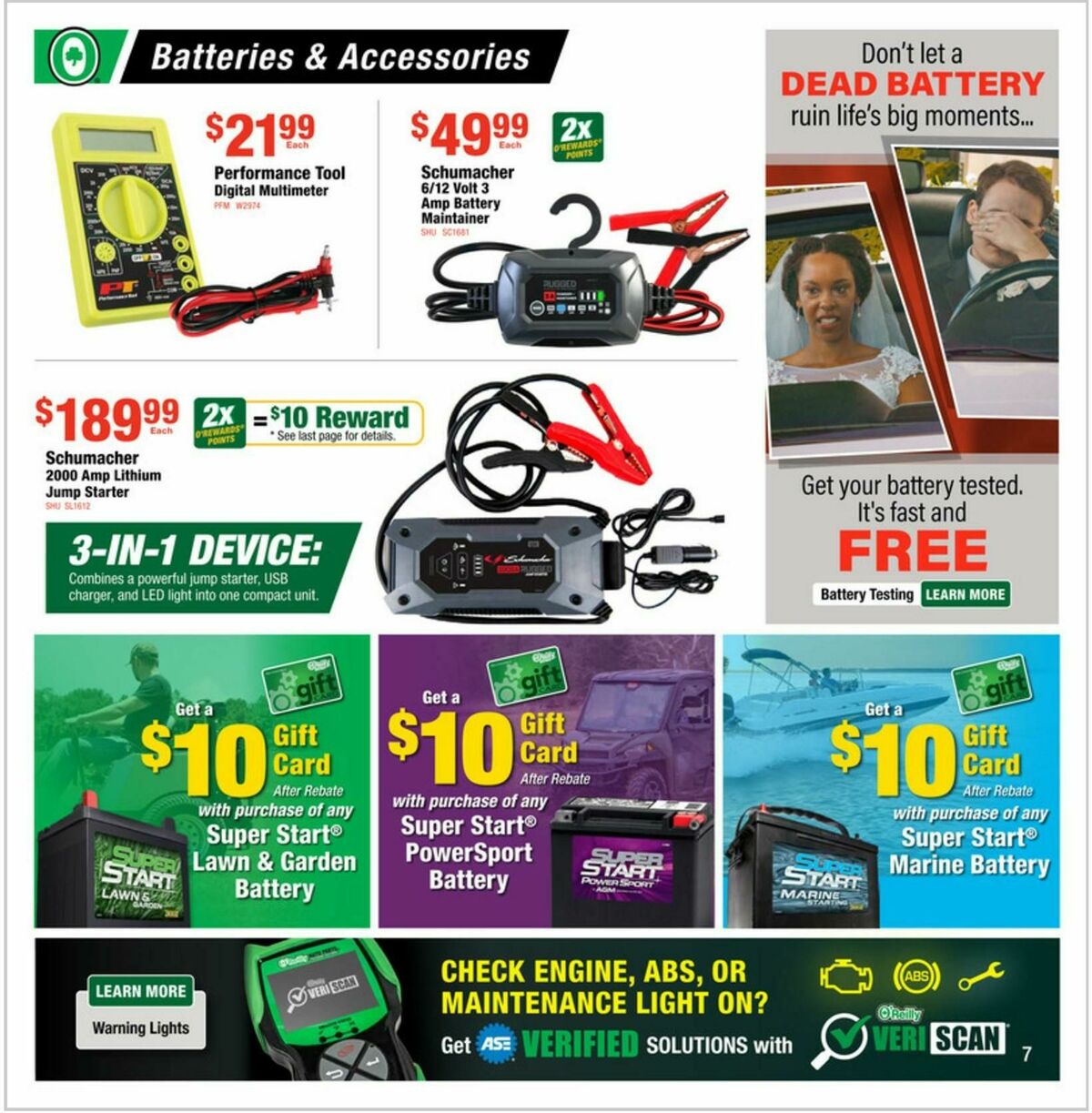 O'Reilly Auto Parts Weekly Ad from April 29