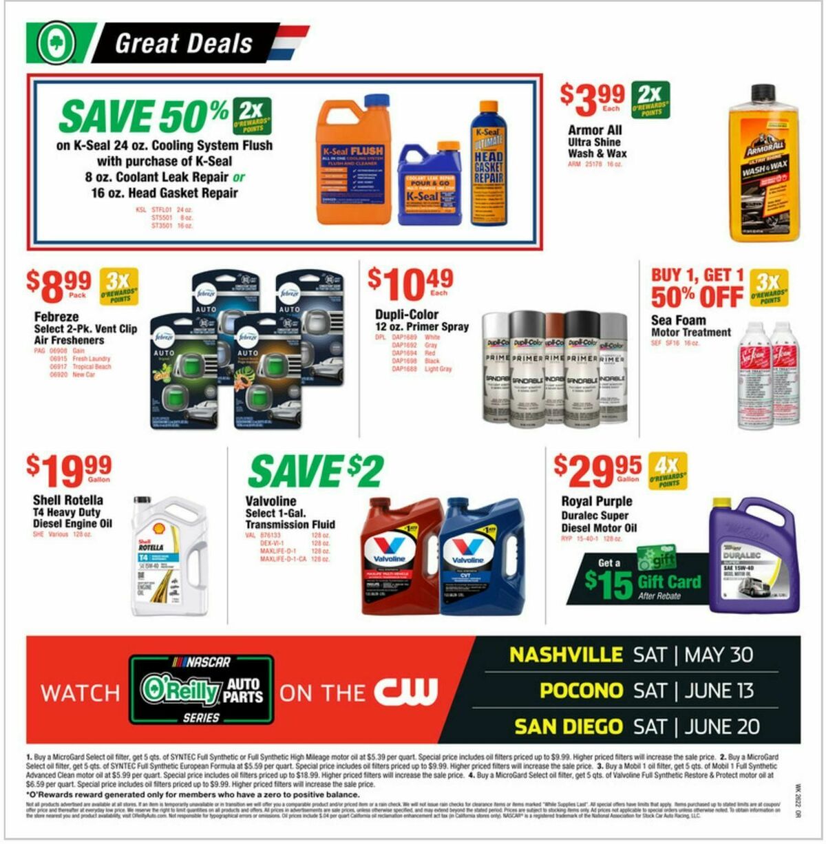 O'Reilly Auto Parts Weekly Ad from May 27