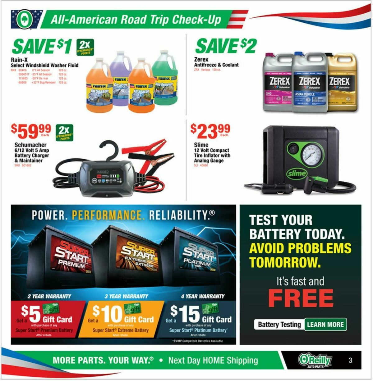 O'Reilly Auto Parts Weekly Ad from June 24