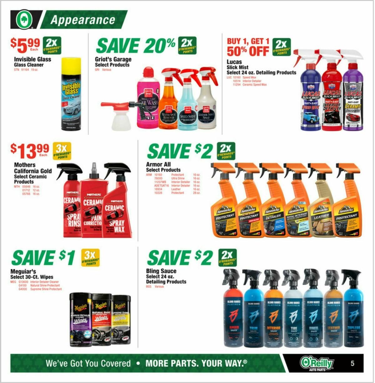 O'Reilly Auto Parts Weekly Ad from August 26