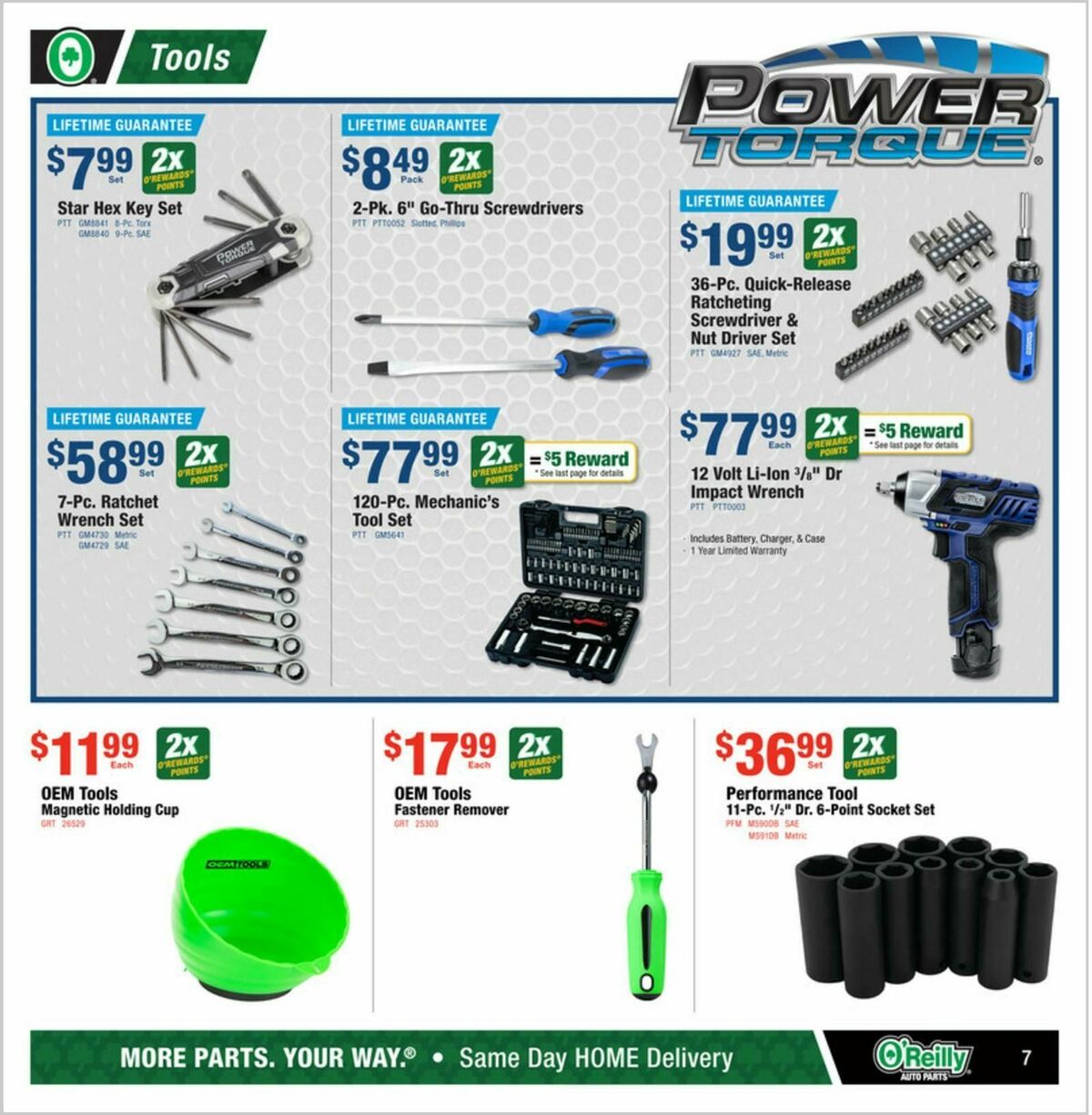 O'Reilly Auto Parts Weekly Ad from August 26